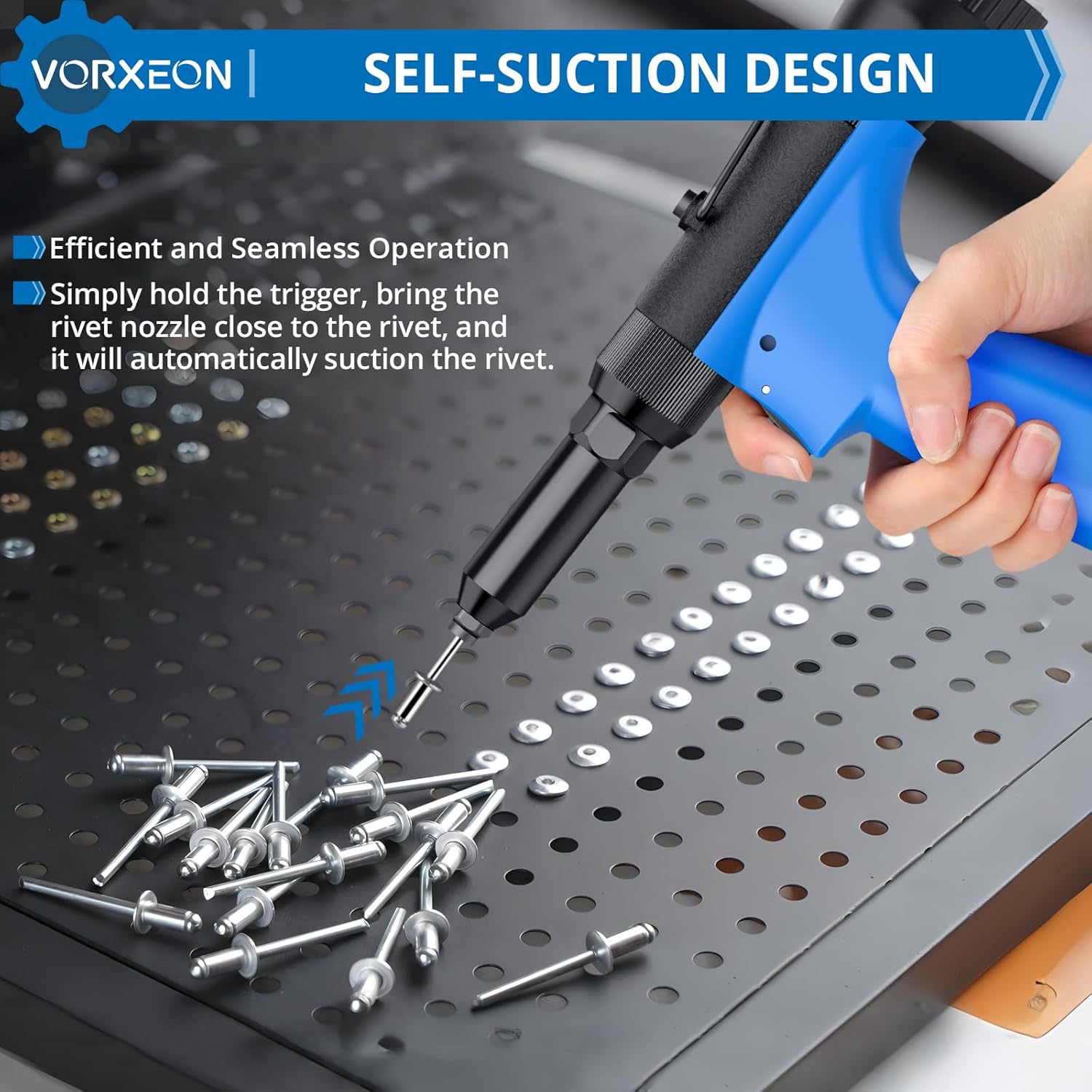 Rivettatrice ad Aria Compressa con 5 Bocchini - immagine 3