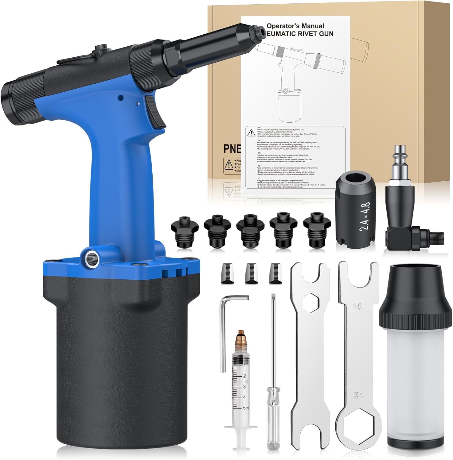 Rivettatrice ad Aria Compressa con 5 Bocchini - immagine 8