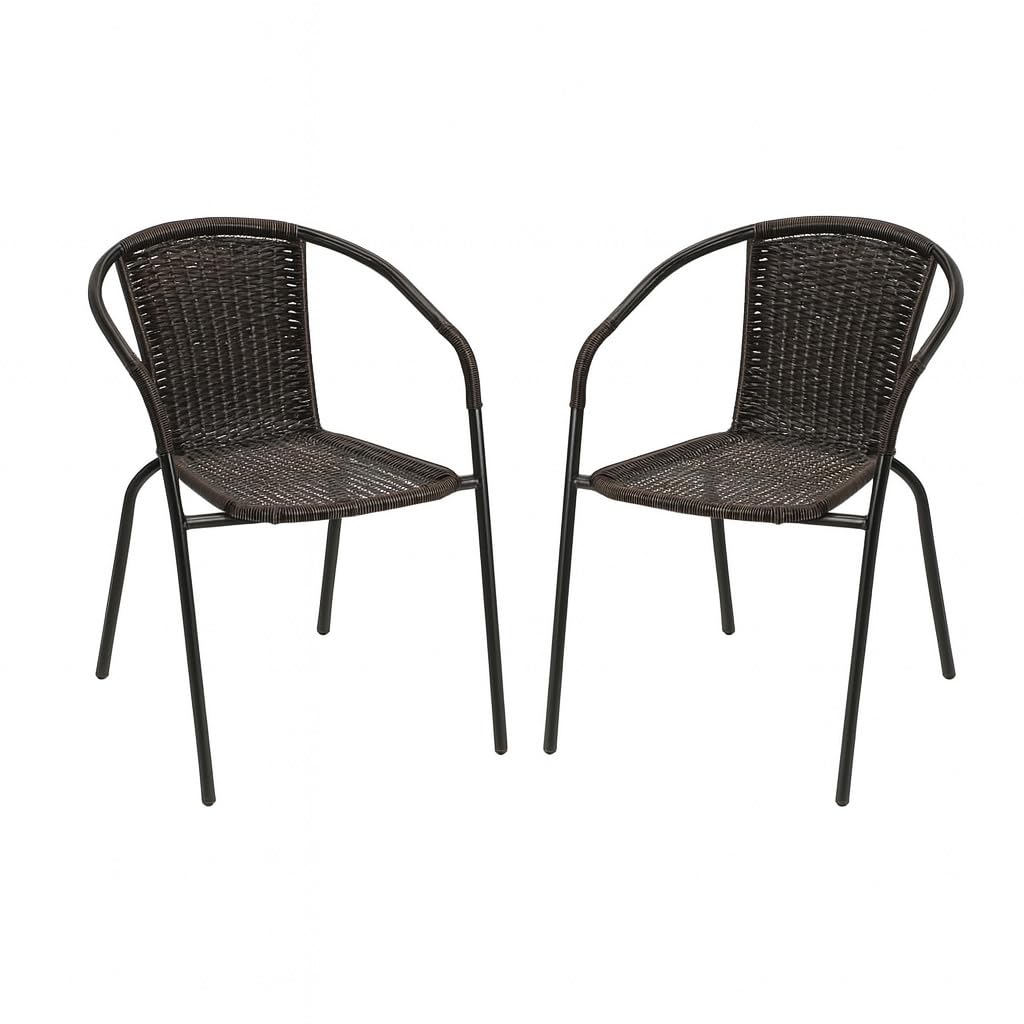 Shiito Modello Brasile - Set 2 Poltrone Esterno, Bronzo