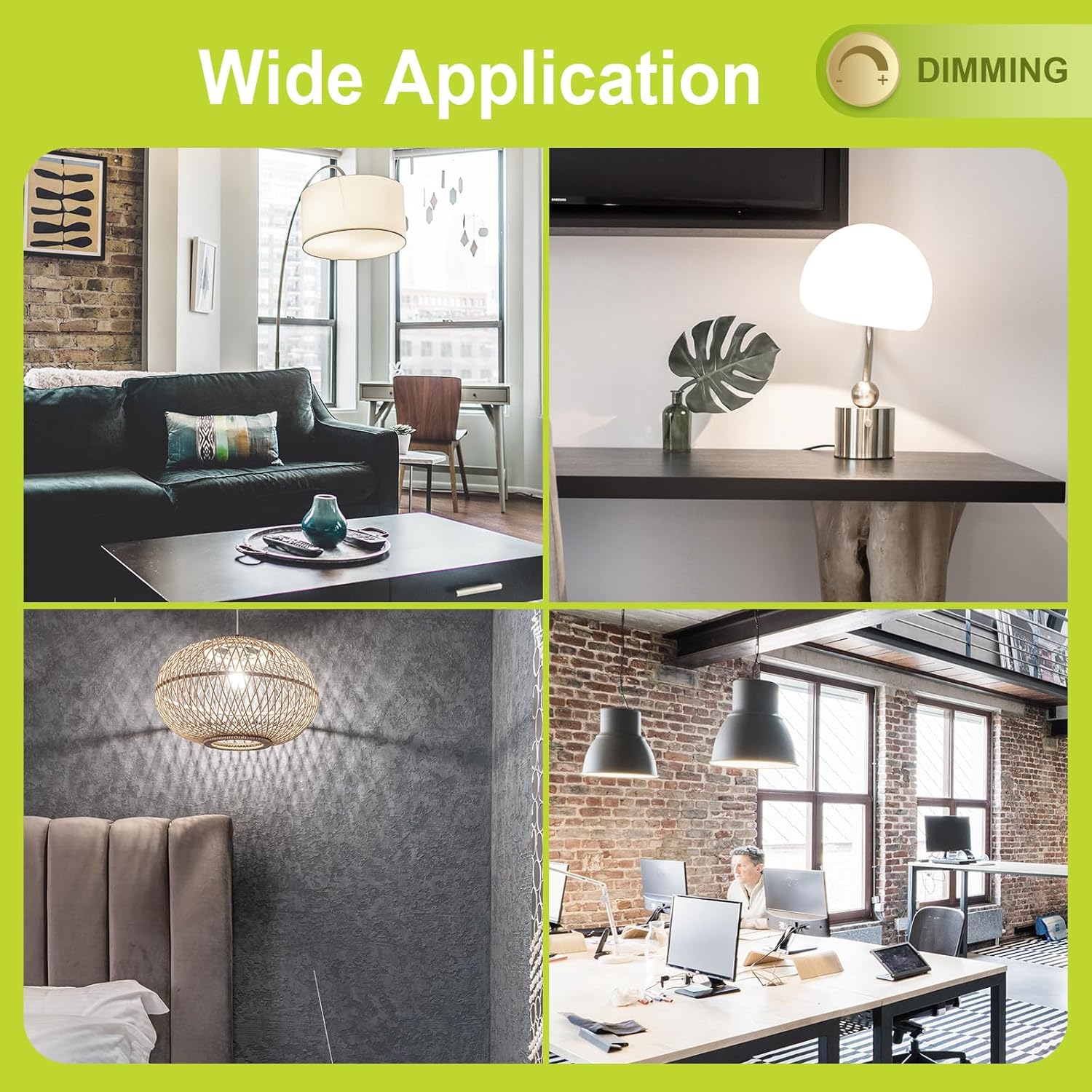 Gy Lampadine LED E27 Dimmerabili 9.5W 4000K (6 Pezzi) - immagine 9