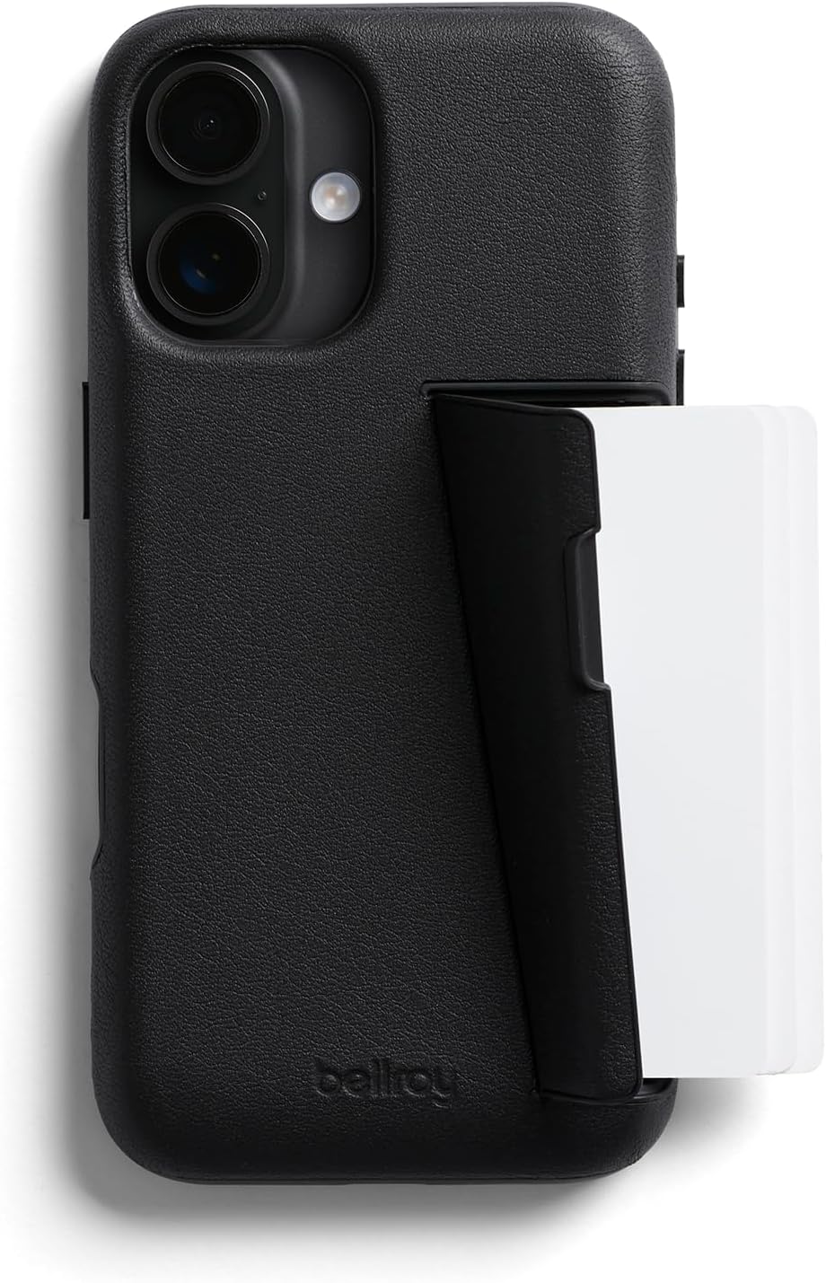 Bellroy Phone Case – 3 Card per iPhone 16, Black - immagine 1