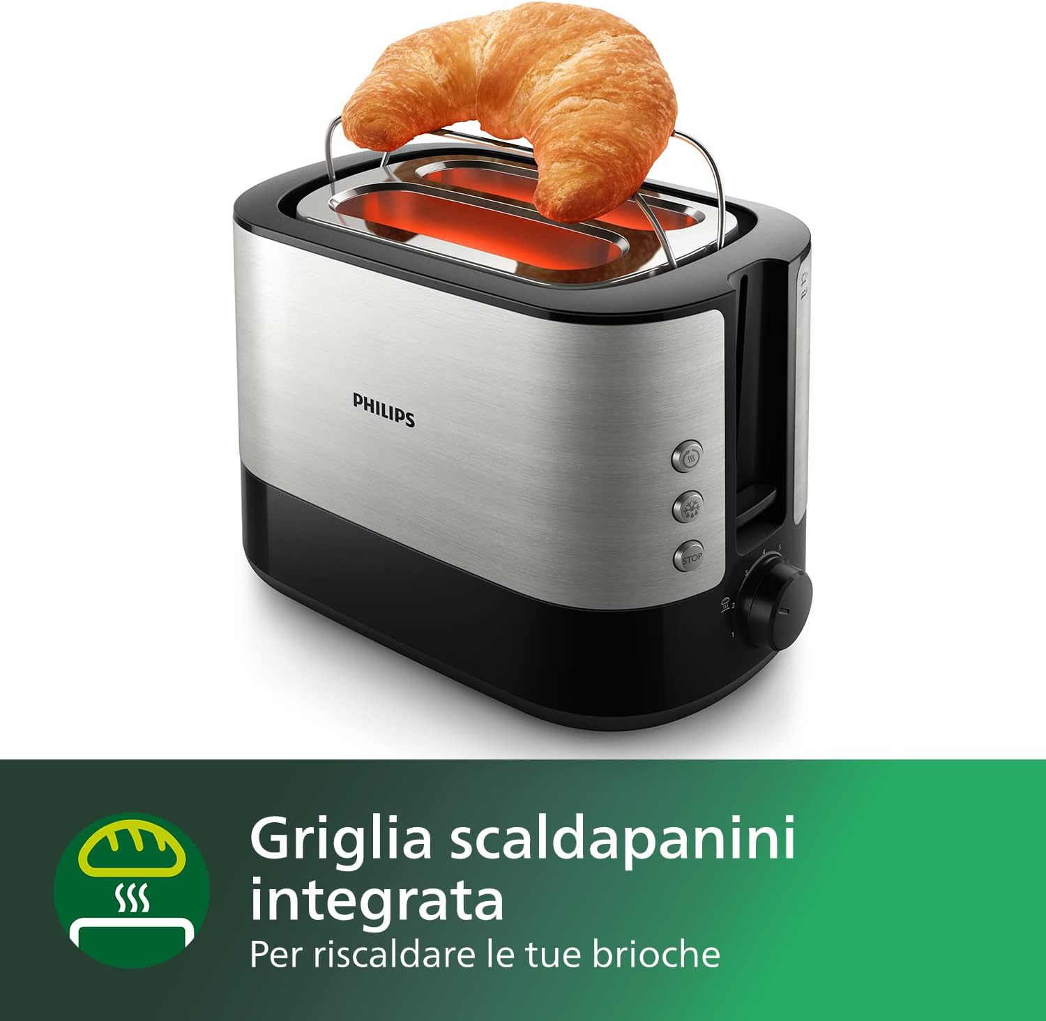 Philips Viva Collection Tostapane HD2637/90 - immagine 4