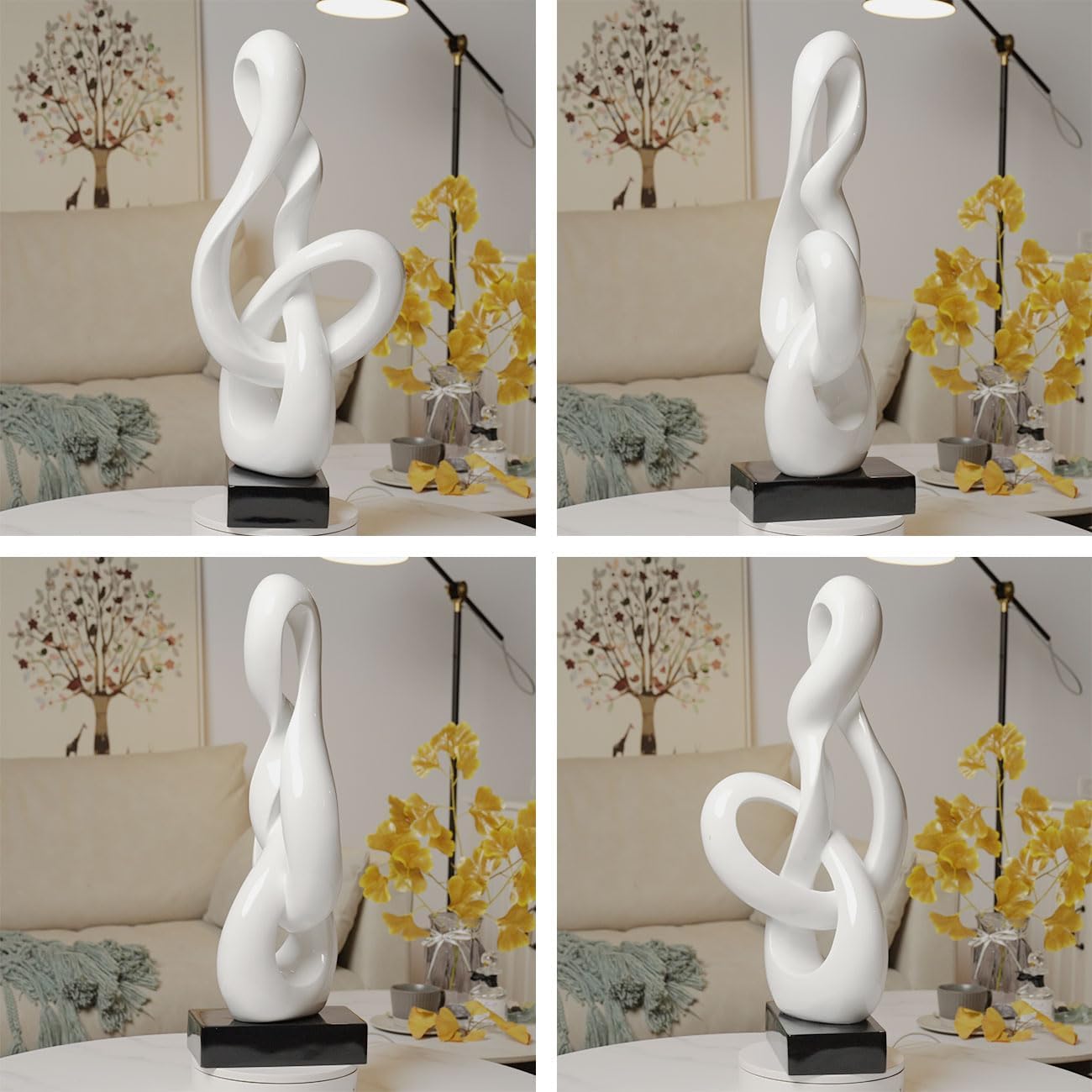 Scultura Musical Note Statua Pianoforte Resina 57cm - immagine 5