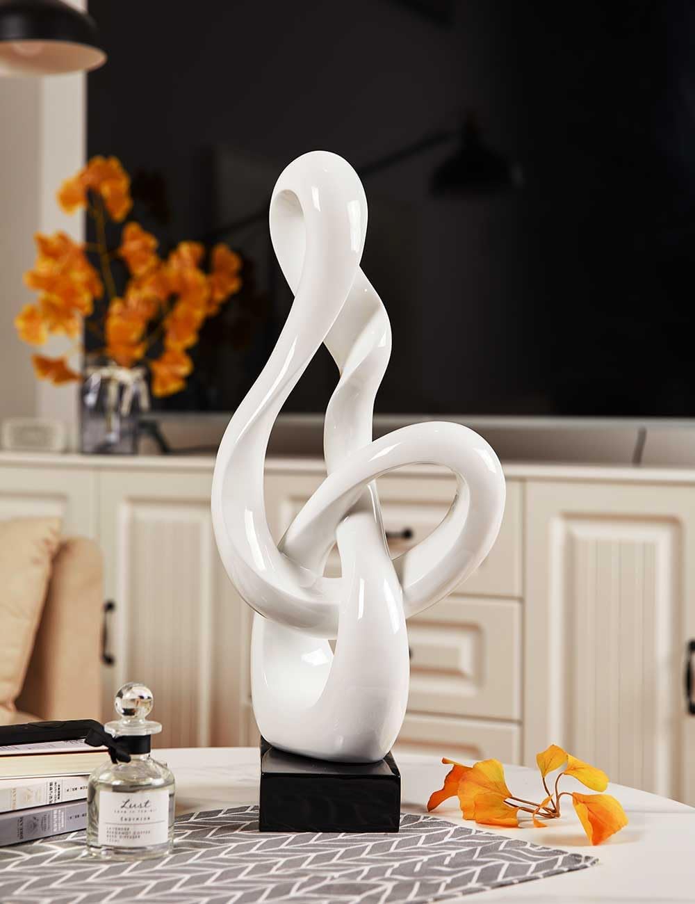 Scultura Musical Note Statua Pianoforte Resina 57cm - immagine 7