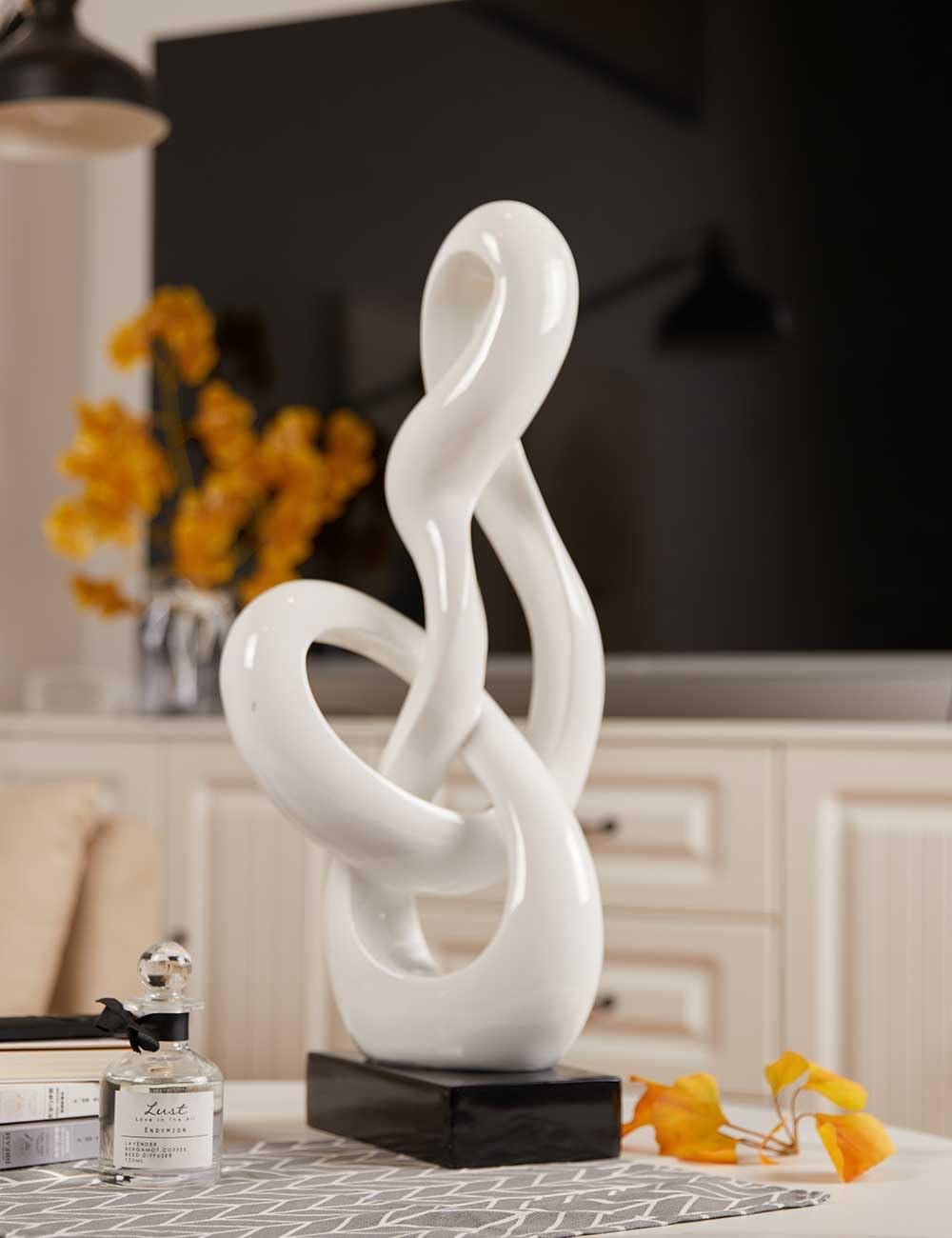 Scultura Musical Note Statua Pianoforte Resina 57cm - immagine 8