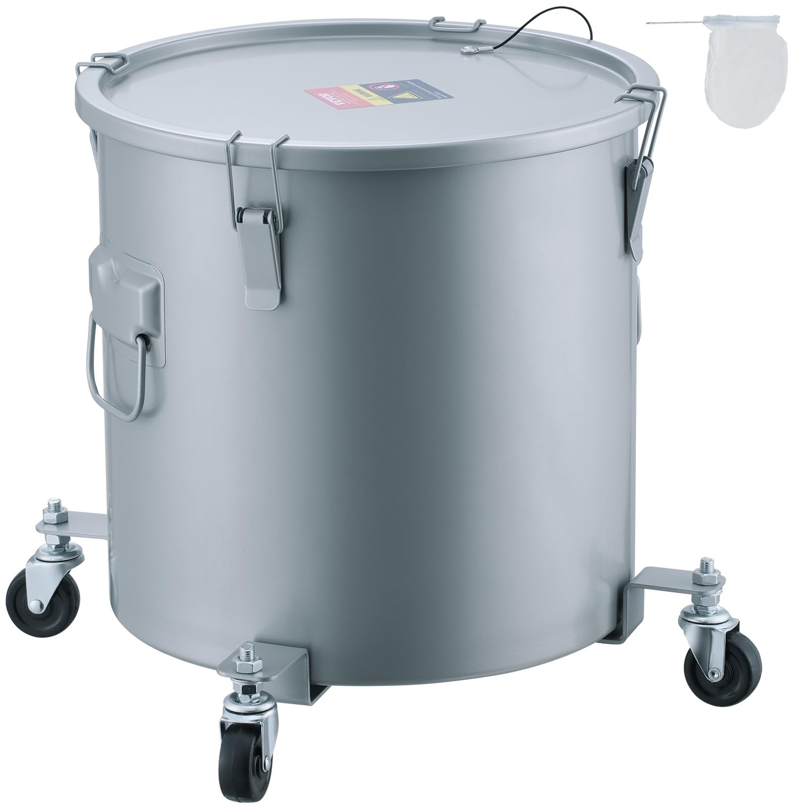 Vevor Secchio per Grasso Friggitrice 10 Gal, Grigio