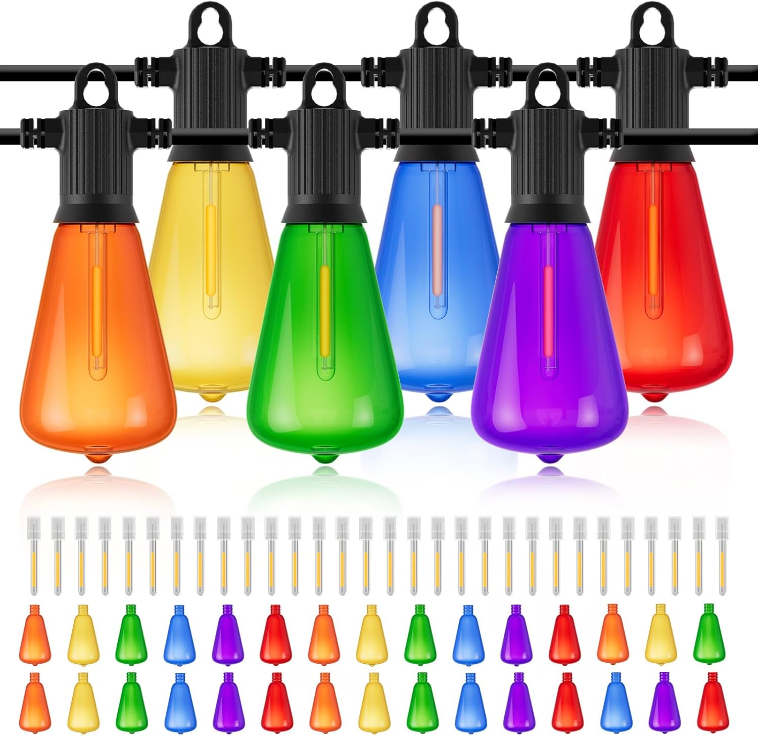 Zotoyi Lampadine ST38 per Luci da Giardino Esterne 30PCS - immagine 1