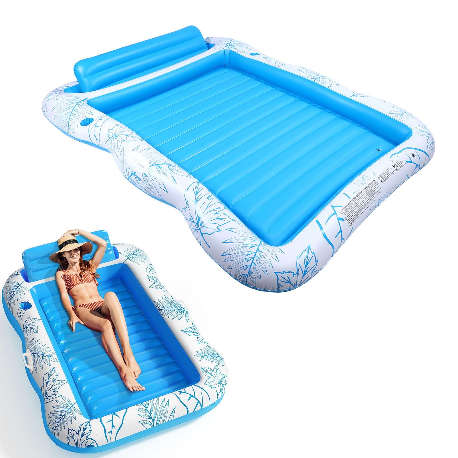 Mrisata Float Piscina Gonfiabile per Abbronzatura