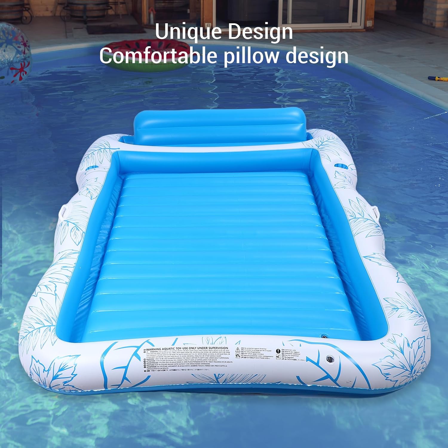 Mrisata Float Piscina Gonfiabile per Abbronzatura - immagine 4