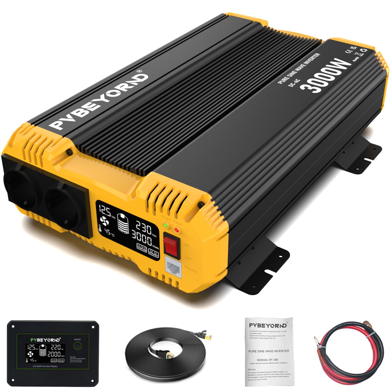 Inverter Onda Pura 12V 220V 3000W/6000W