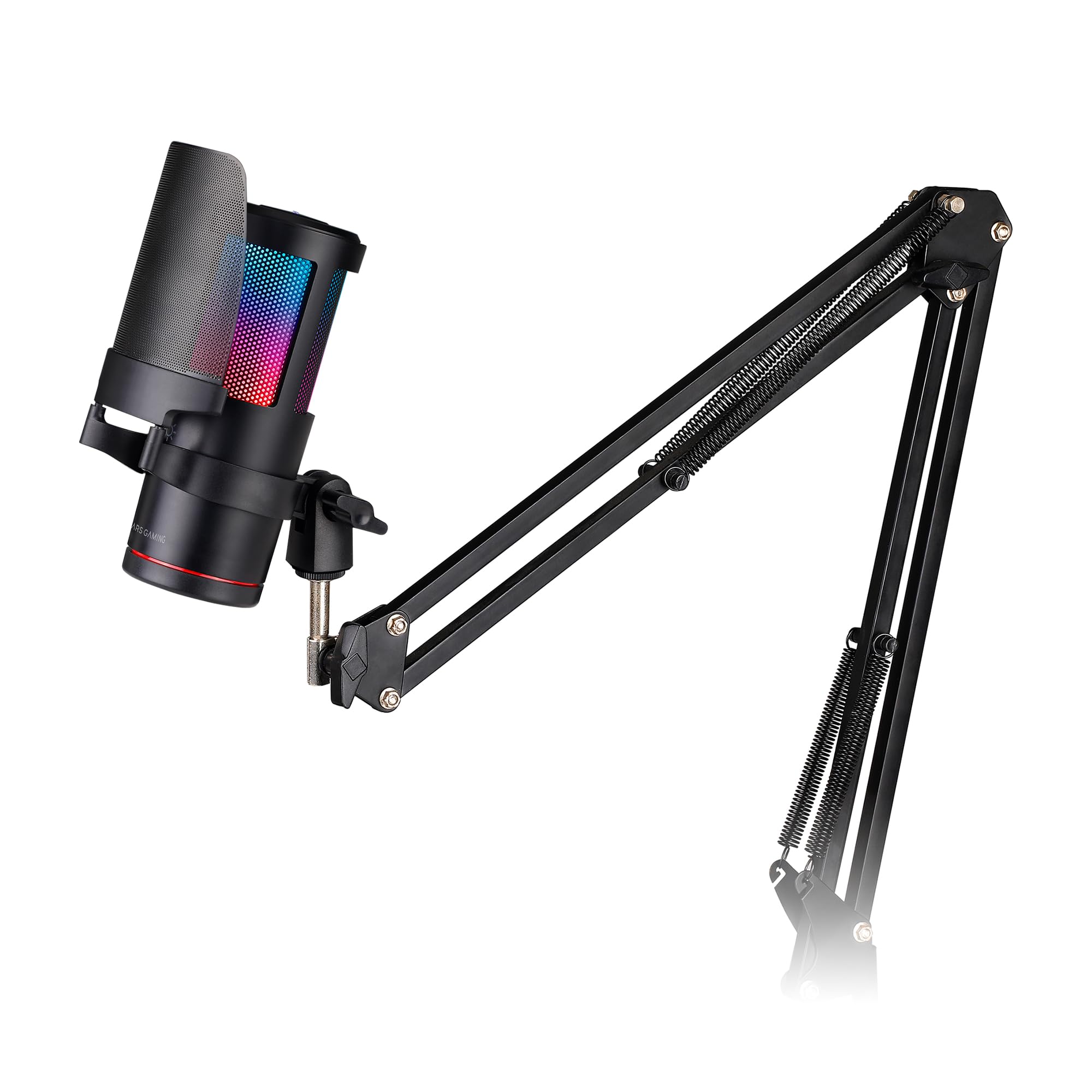 Mars Gaming MMIC-SC - Microfono Studio Professionale ARGB, Nero