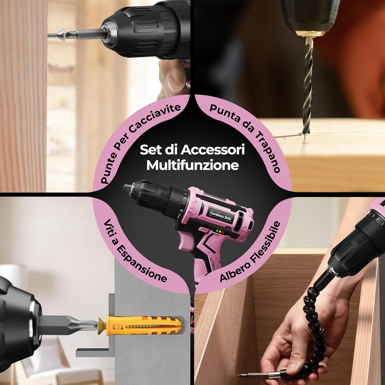 Avvitatore a Batteria 20V con 85 Accessori - immagine 6