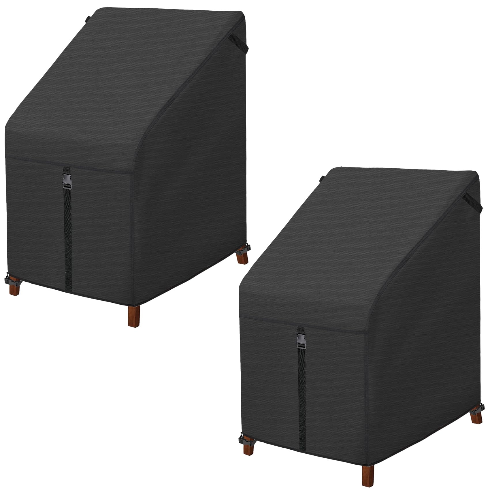 Porch Shield Coprisedia Impilabili da Patio, Nere