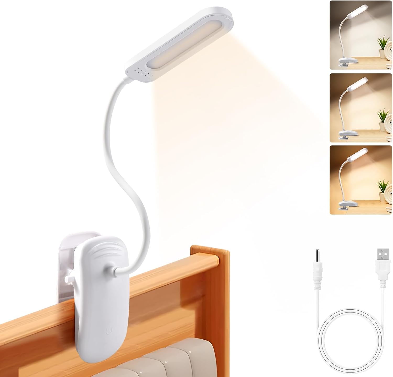 Diboniur Lampada da Scrivania LED con Morsetto - immagine 1