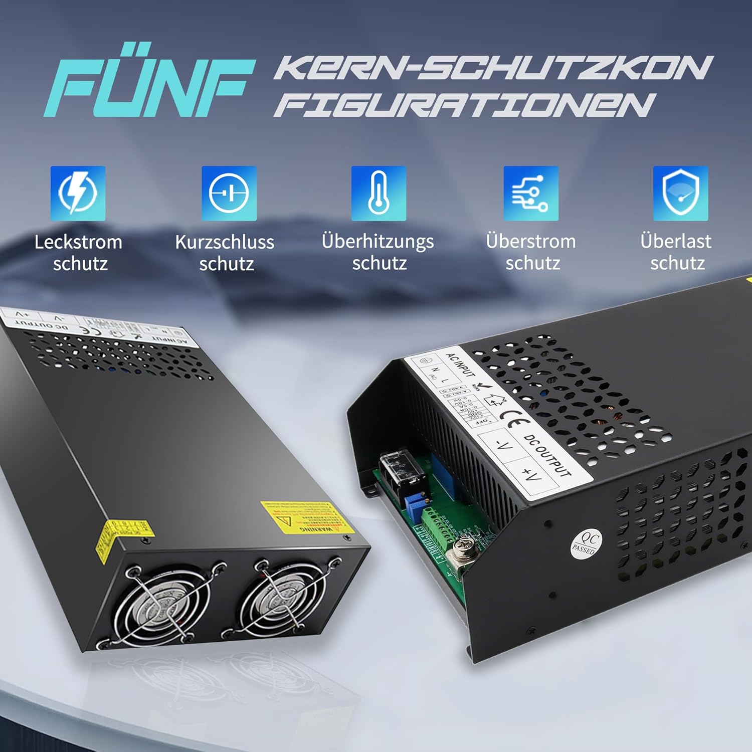 Trasformatore DC12V 166A 1200W da 230V AC a DC - immagine 2