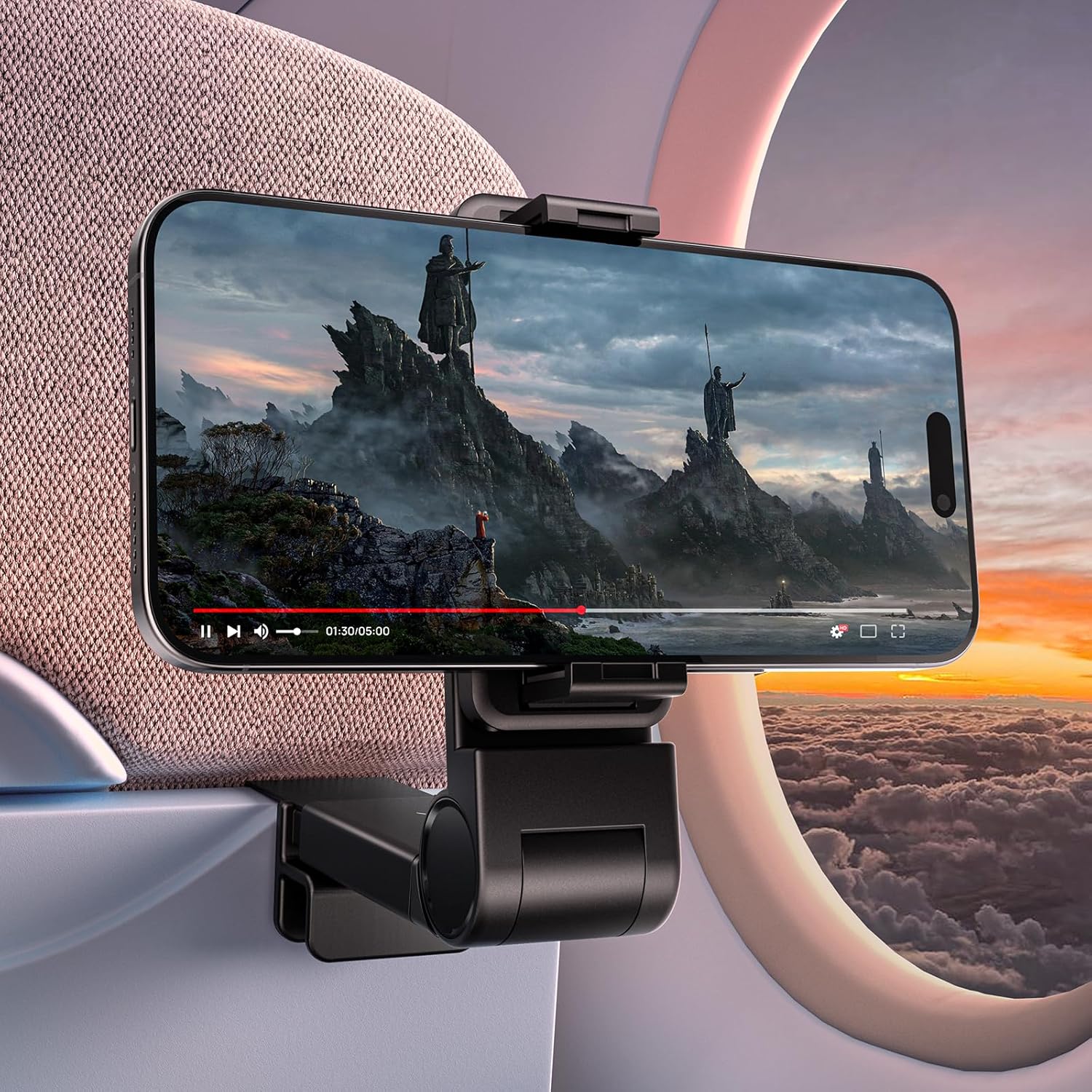 Jsaux Supporto Cellulare Aereo Girevole 360 - immagine 1