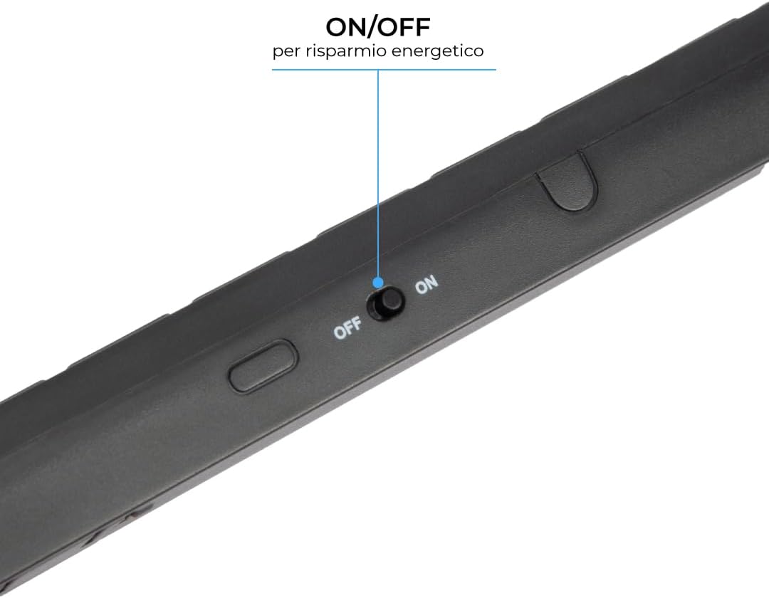 Vultech KM-851W - Kit Tastiera e Mouse Wireless, Nero - immagine 5