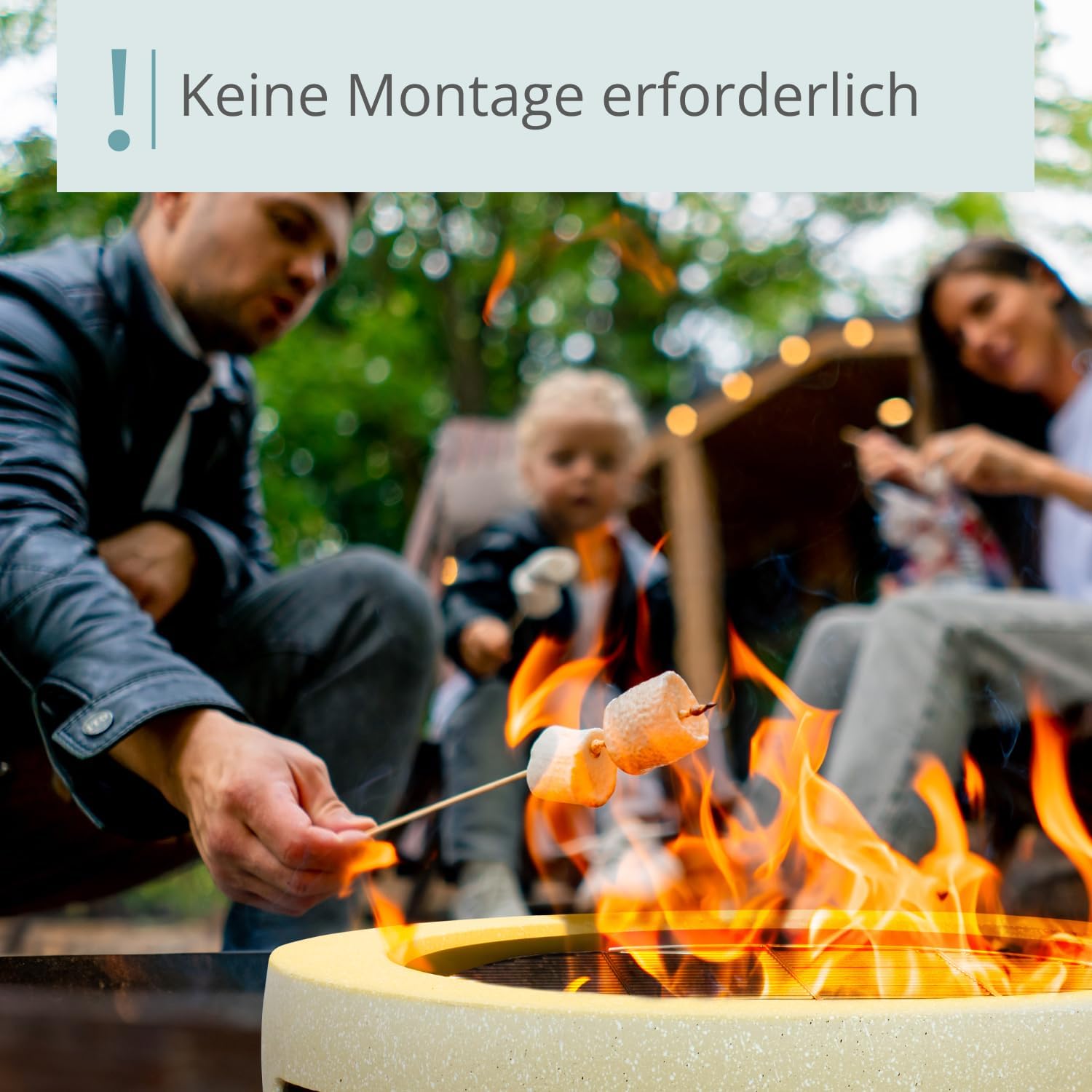 Wildlife Friend Braciere da Esterno 55x30 cm, Bianco - immagine 4