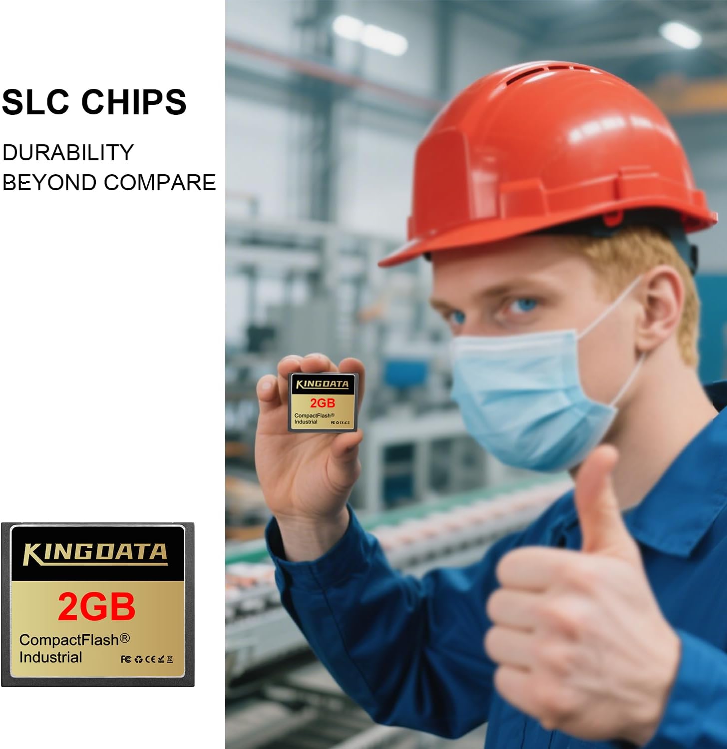 CompactFlash Industriale 2GB 3 Pack Schede di Memoria - immagine 5