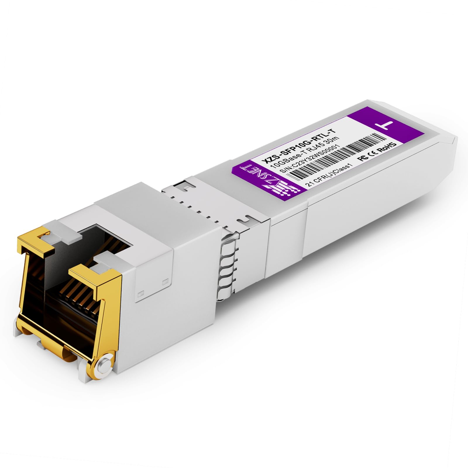 Ricetrasmettitore SFP+ a RJ45 10GBASE-T in Rame