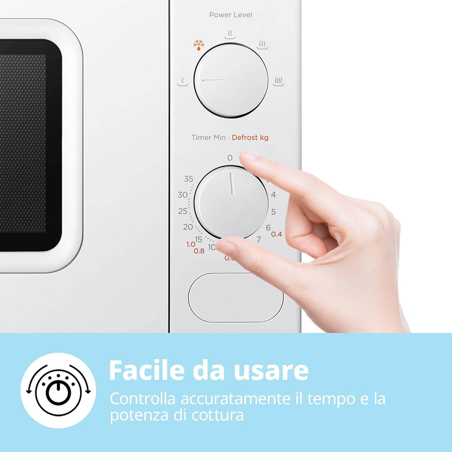 Comfee' Forno a Microonde Bianco 20 Litri 700W - immagine 4