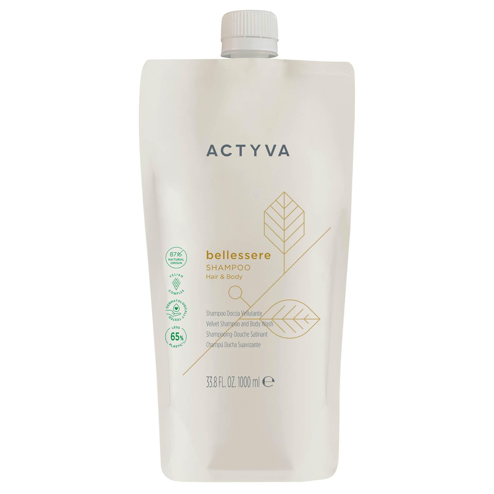 Actyva Bellessere - Shampoo e Doccia Corpo/Capelli 1000ml