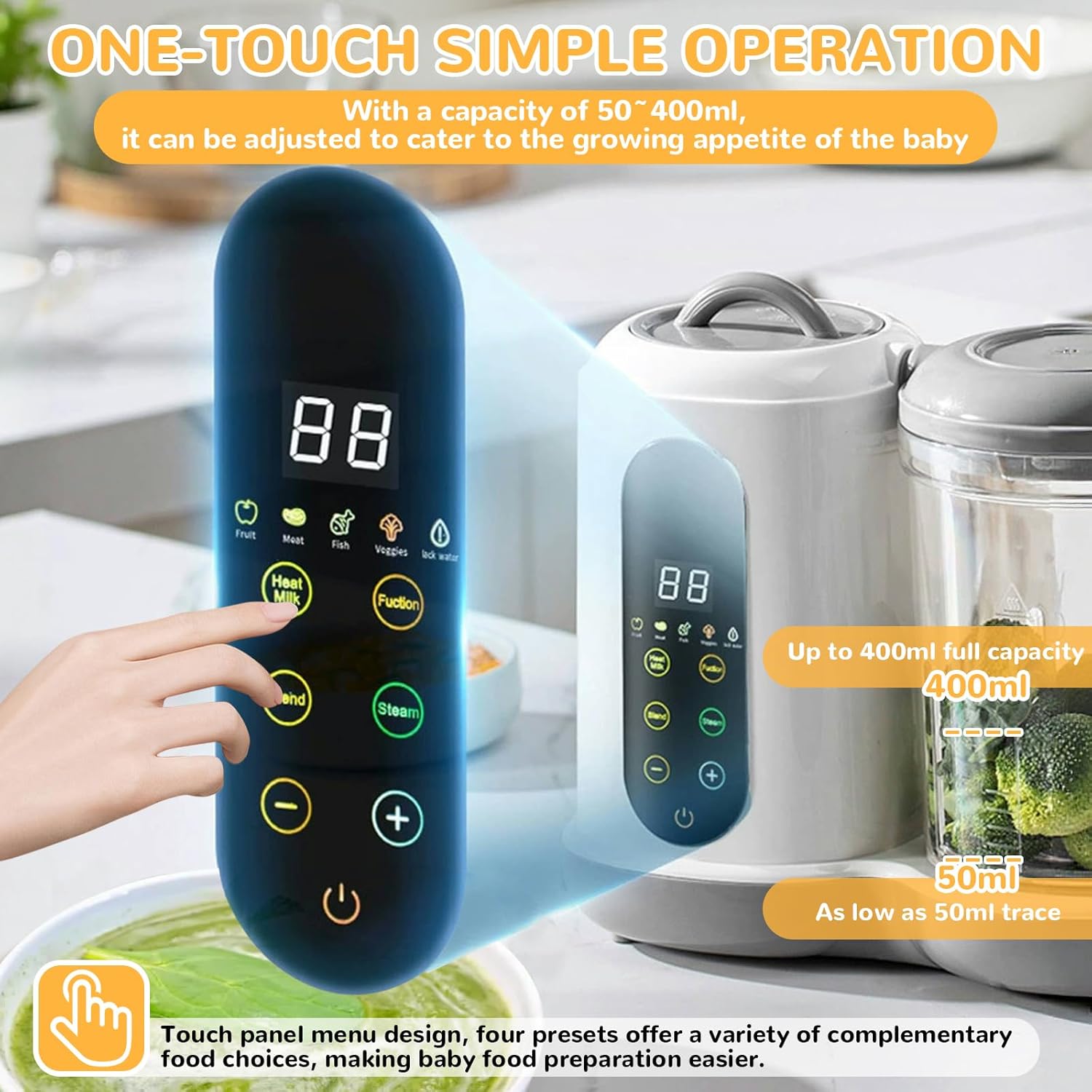 Preparatore Alimenti per Bambini 400ml - immagine 2