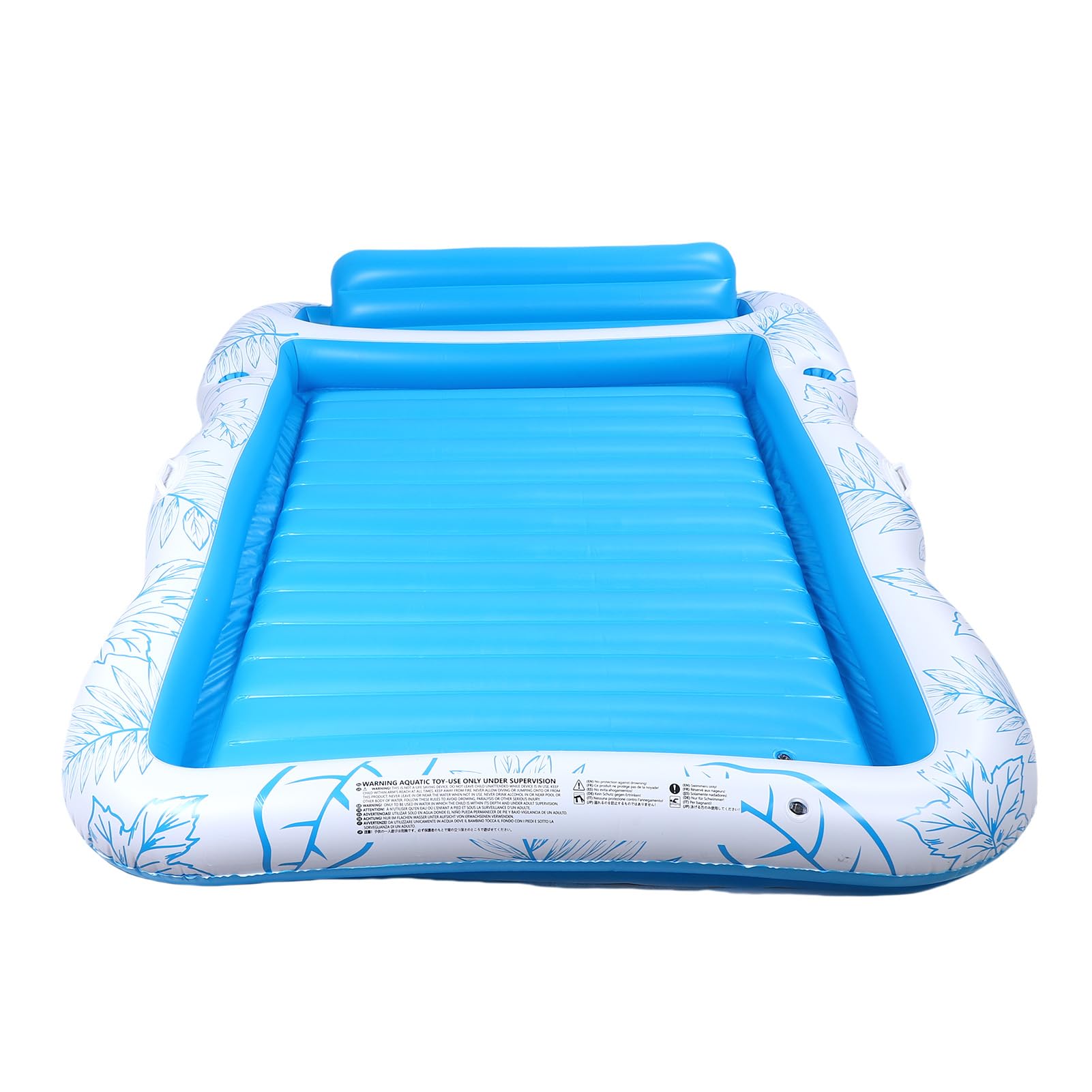 Srliya Piscina Abbronzabile Gonfiabile Addensata 81,9x53,9 pollici