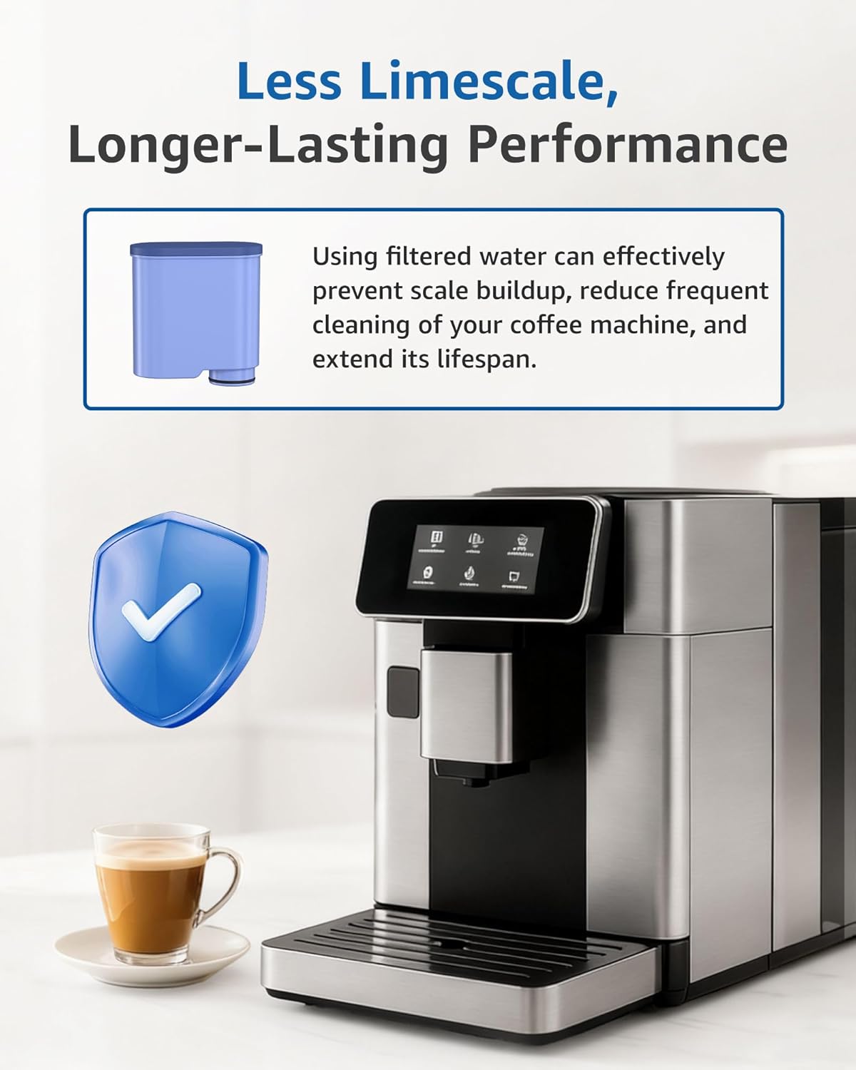 Maxblue Filtro Acqua di Ricambio per Philips® AquaClean® - immagine 5