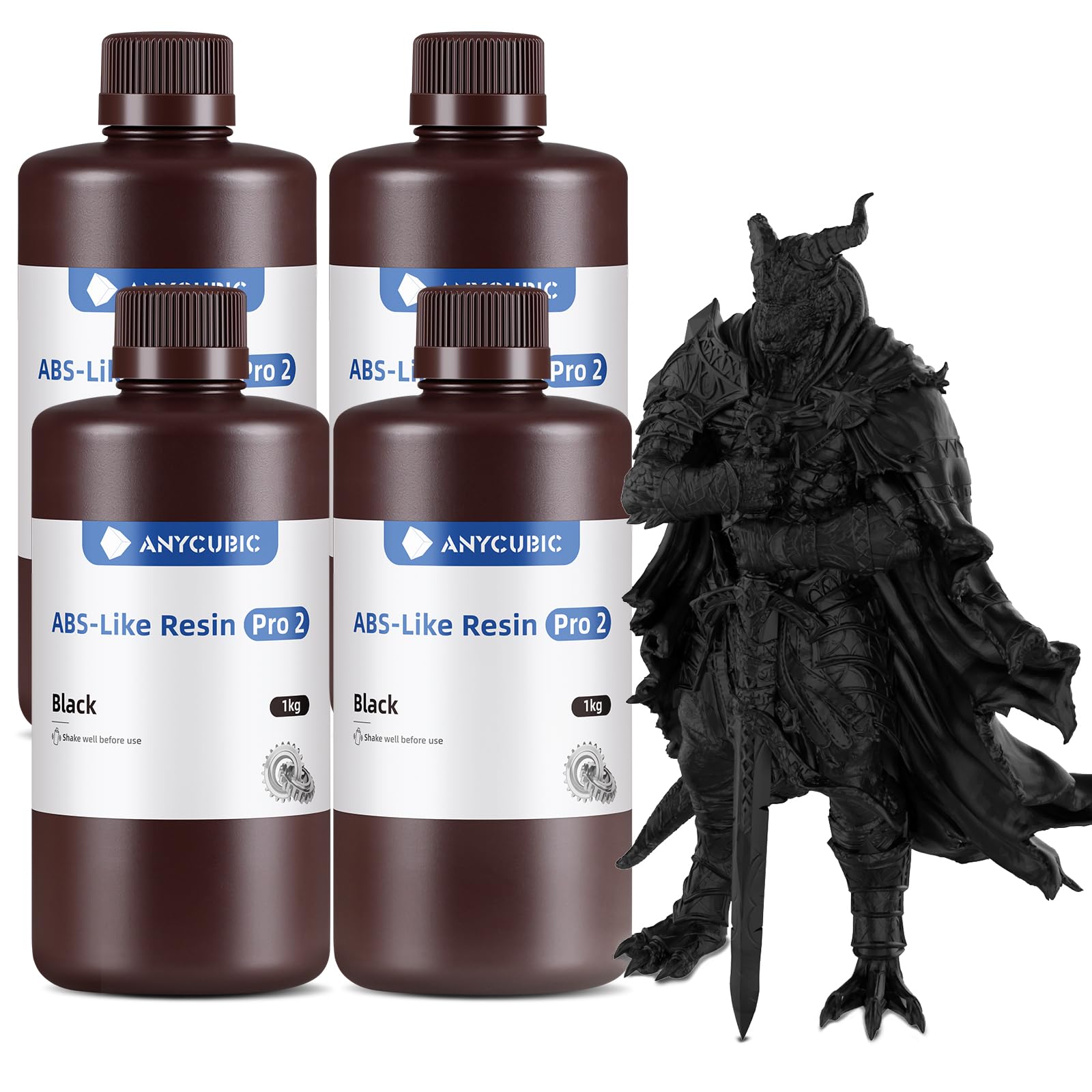 Anycubic Resina ABS-Like Pro 2 per Stampante 3D, Nero 4000g