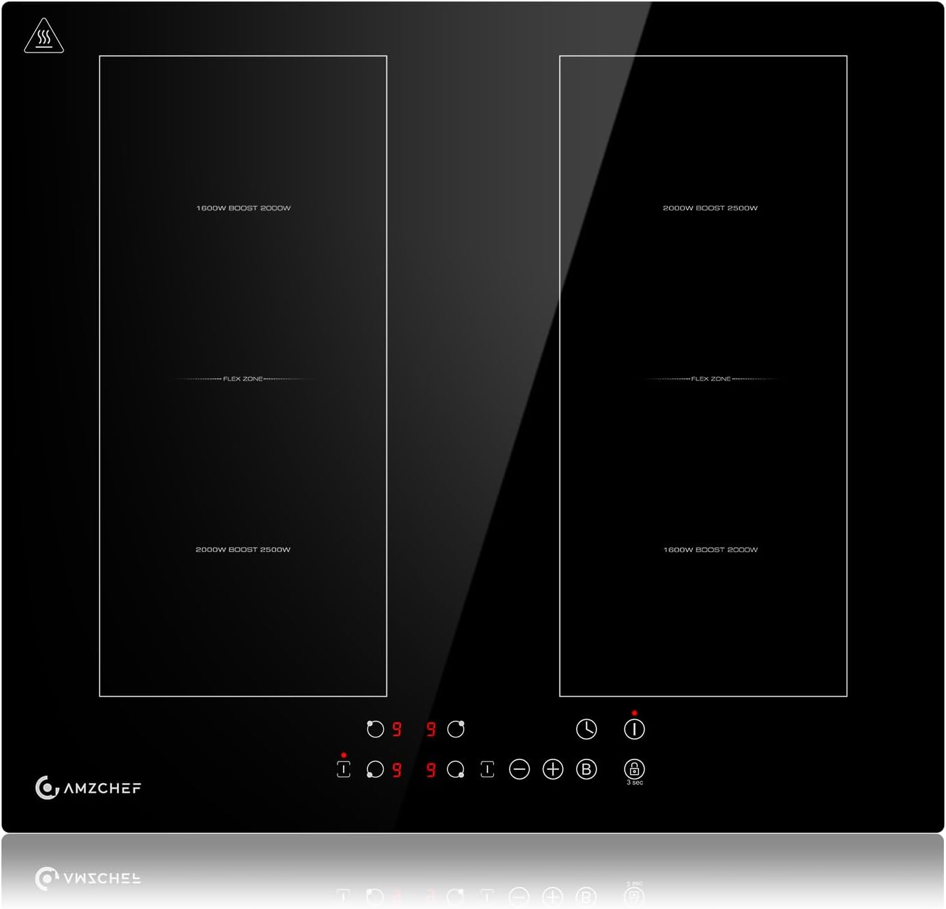 Amzchef Piano Cottura a Induzione 60cm 4 Zone