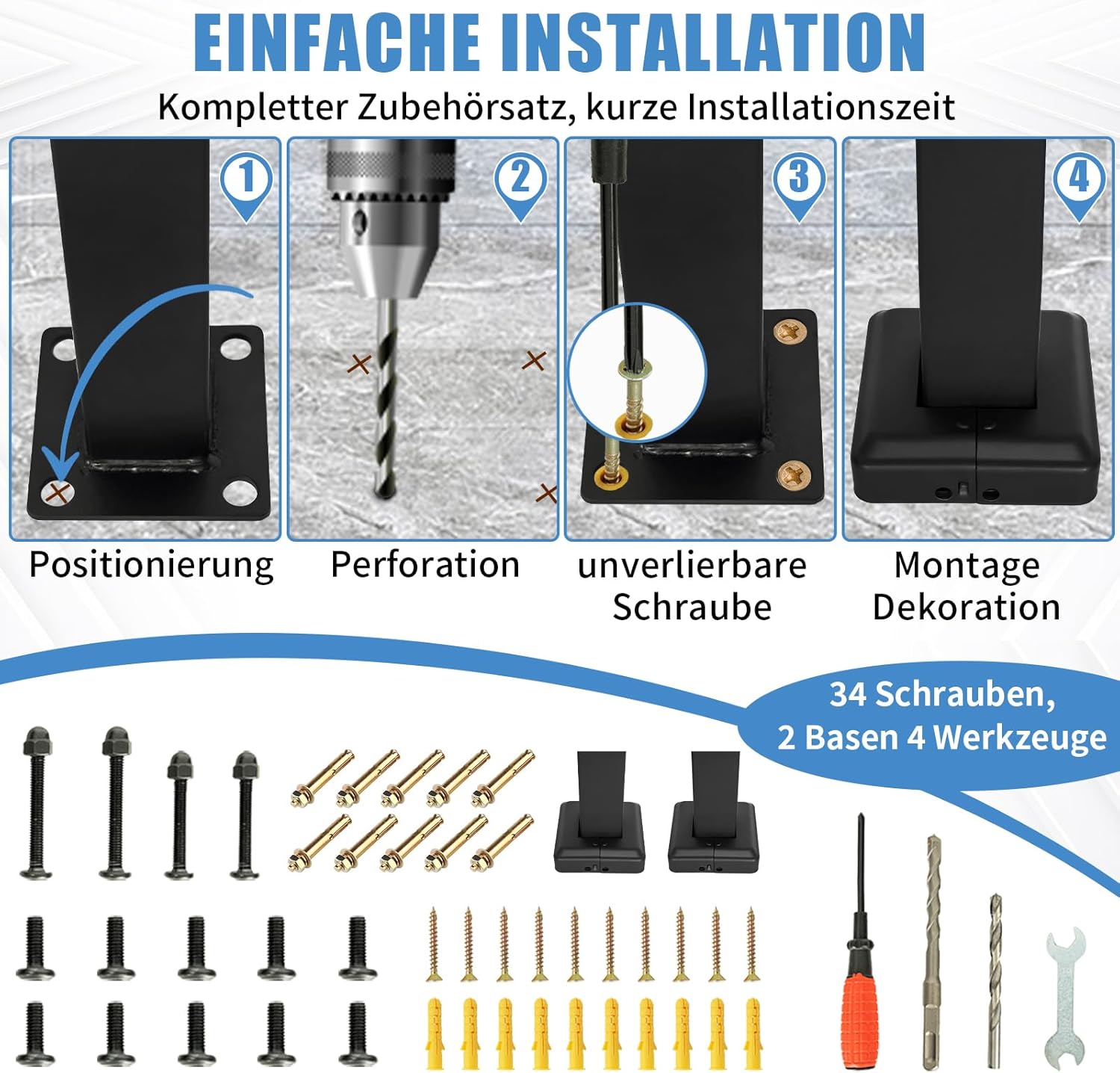 Corrimano per Gradini Esterni in Ferro Battuto - immagine 3