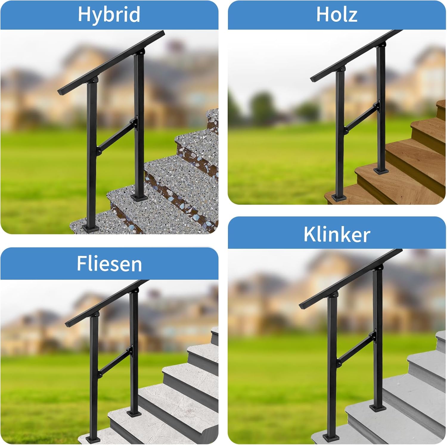 Corrimano per Gradini Esterni in Ferro Battuto - immagine 5