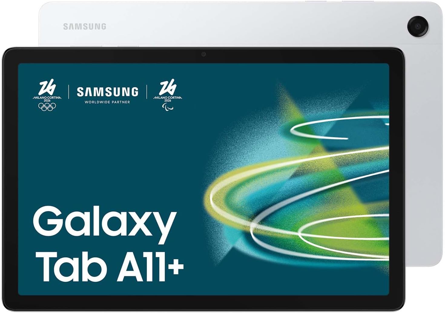 Samsung Galaxy Tab A11+ - Tablet Android 5G 128GB, Silver - immagine 1