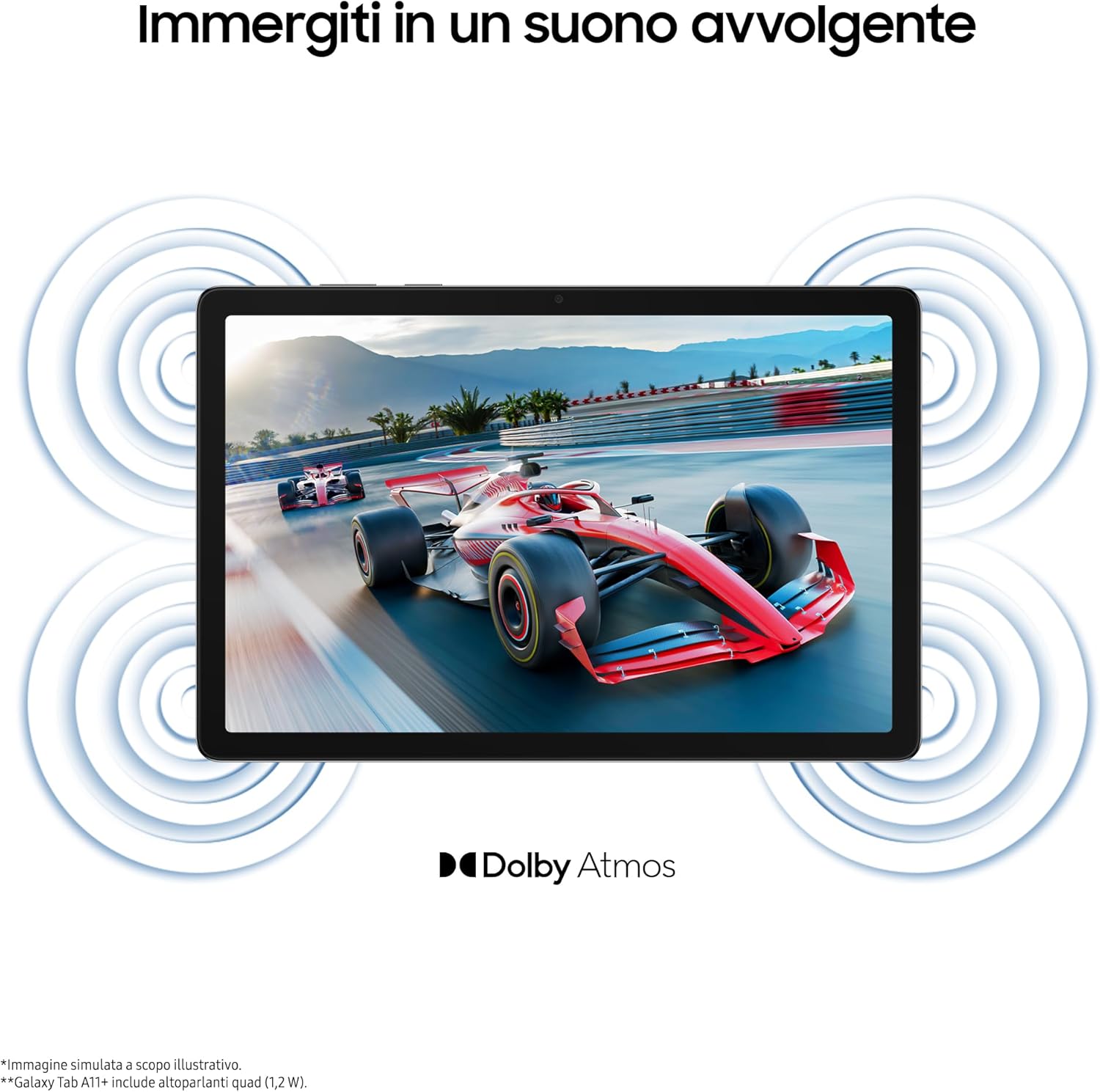 Samsung Galaxy Tab A11+ - Tablet Android 5G 128GB, Silver - immagine 6