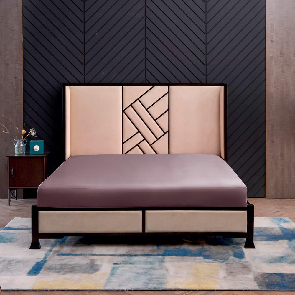 THXSILK Lenzuolo con Angoli in Seta 90x200cm, 19 Momme