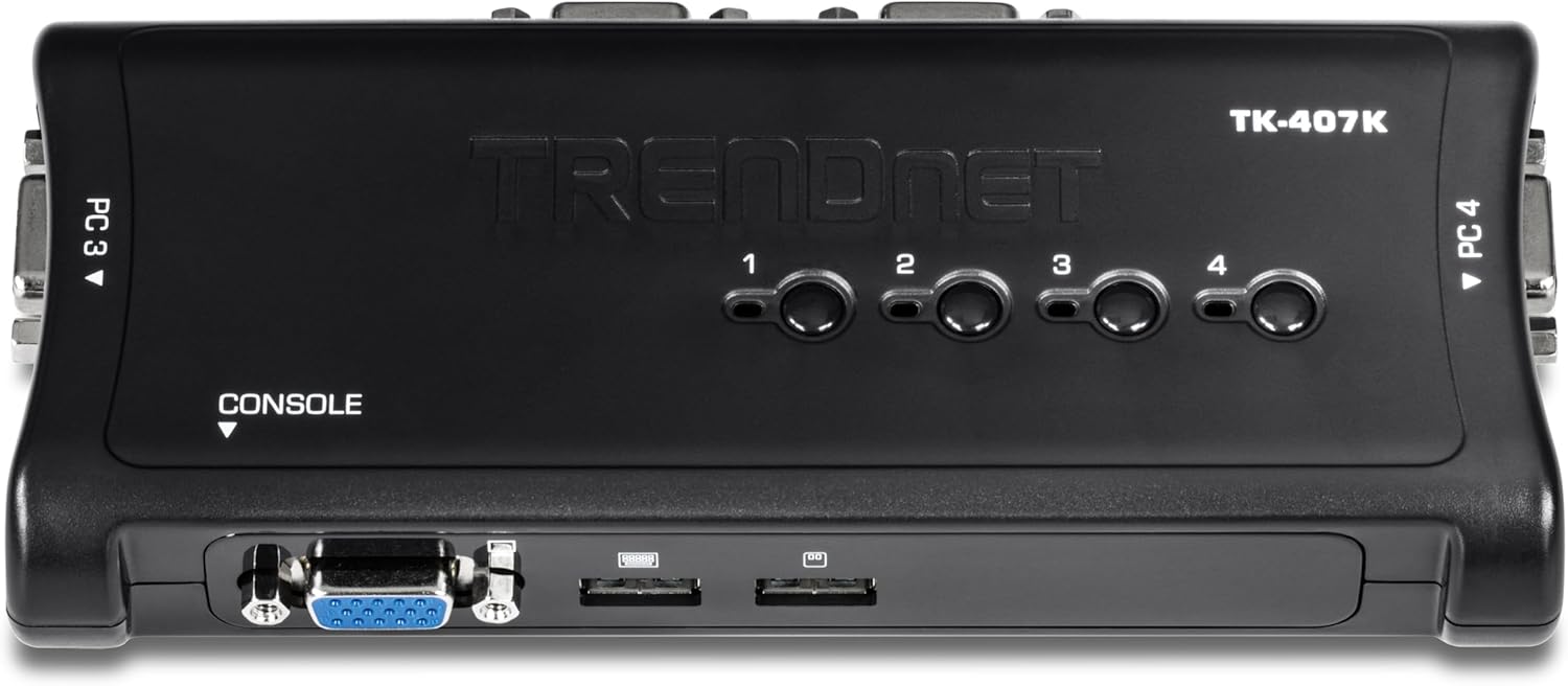 TRENDnet TK-407K, Kit Switch KVM a 4 porte USB - immagine 7