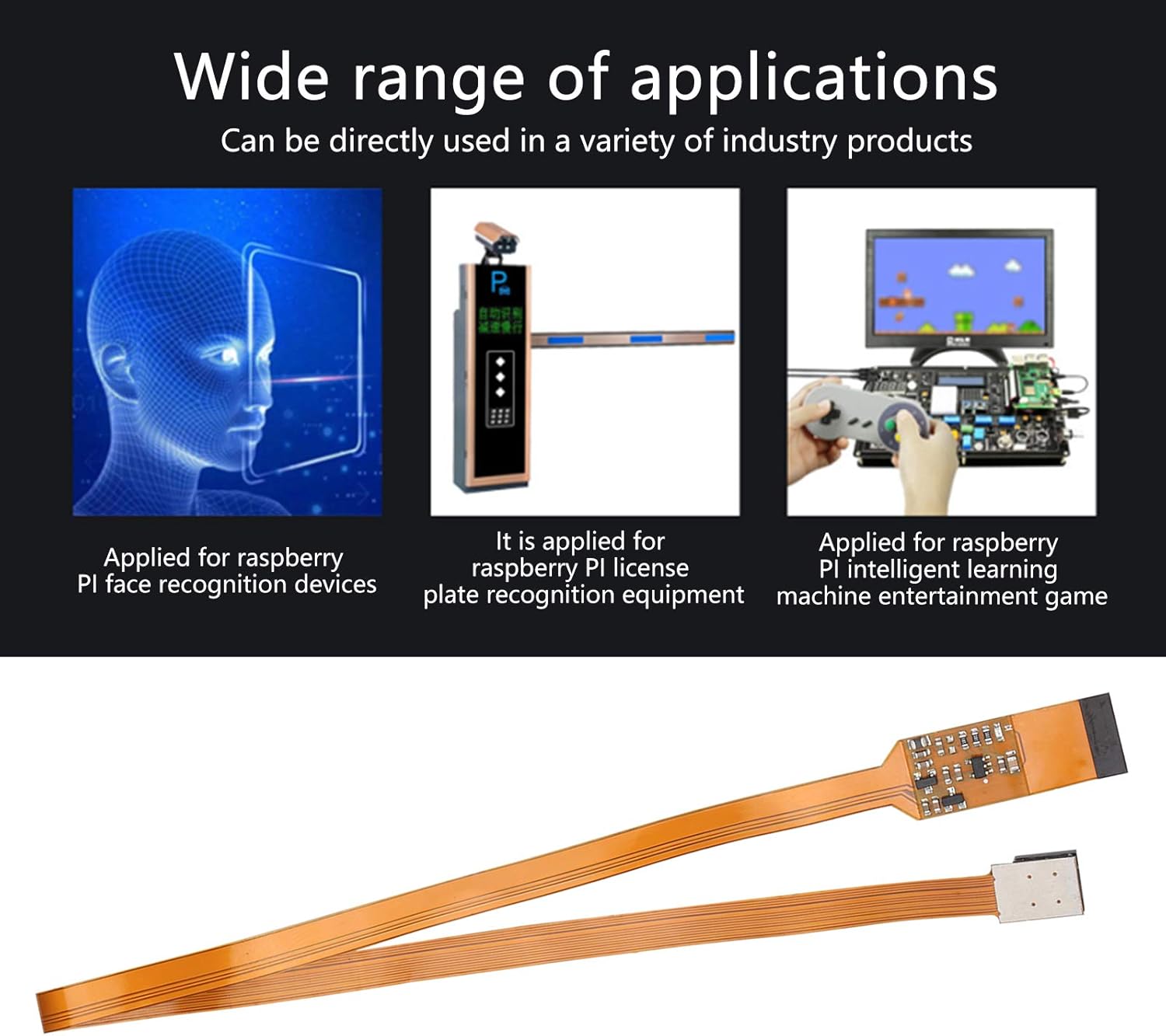 KUIDAMOS Modulo Fotocamera per Raspberry Pi Zero V1.3 e Zero W, 2592x1944 Pixel, Chip OV5647, Angolo di Campo 69,1¡ã - immagine 2
