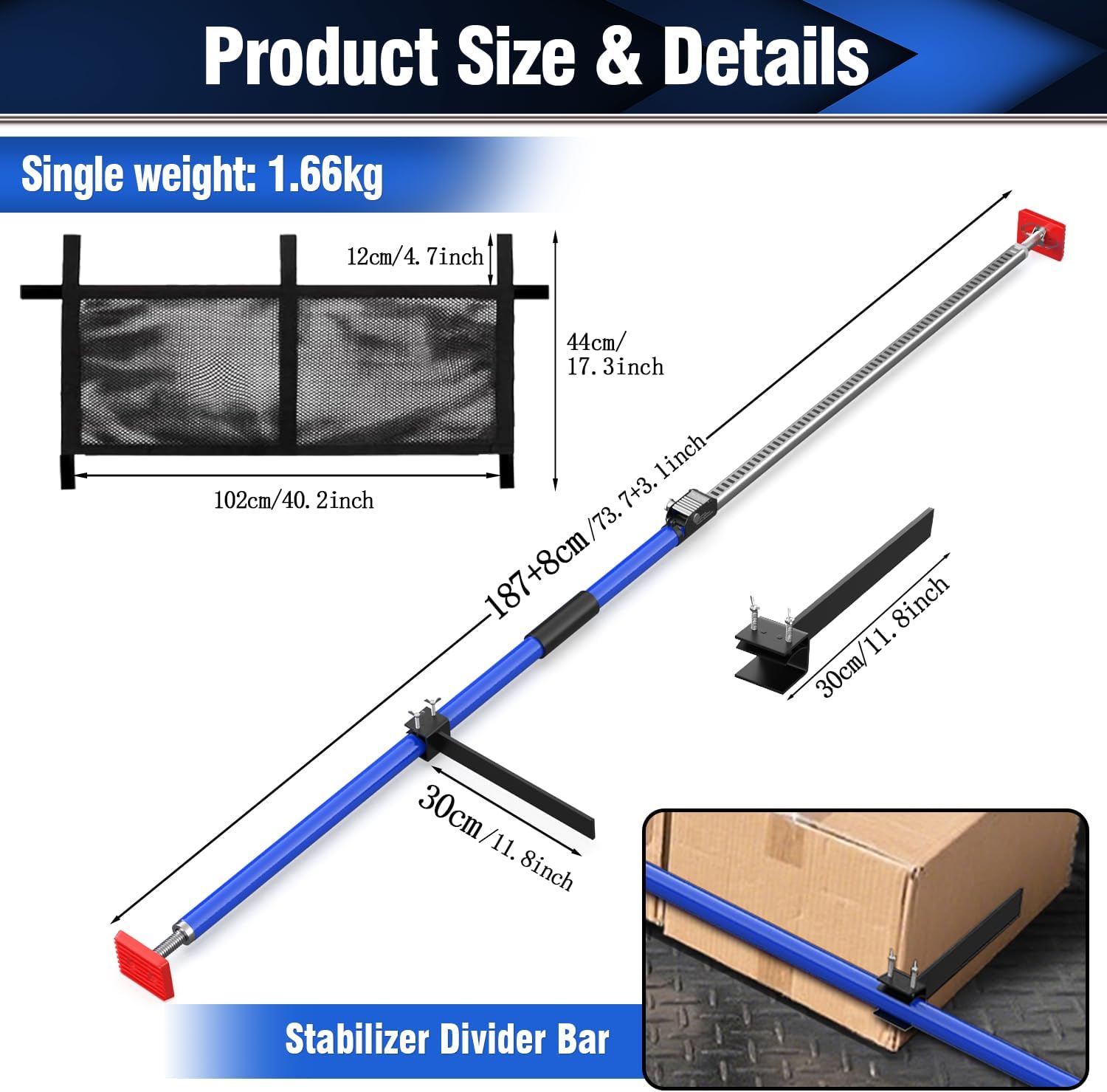 3-h Barra di Carico Regolabile per Camion - 1 Pezzo - immagine 2