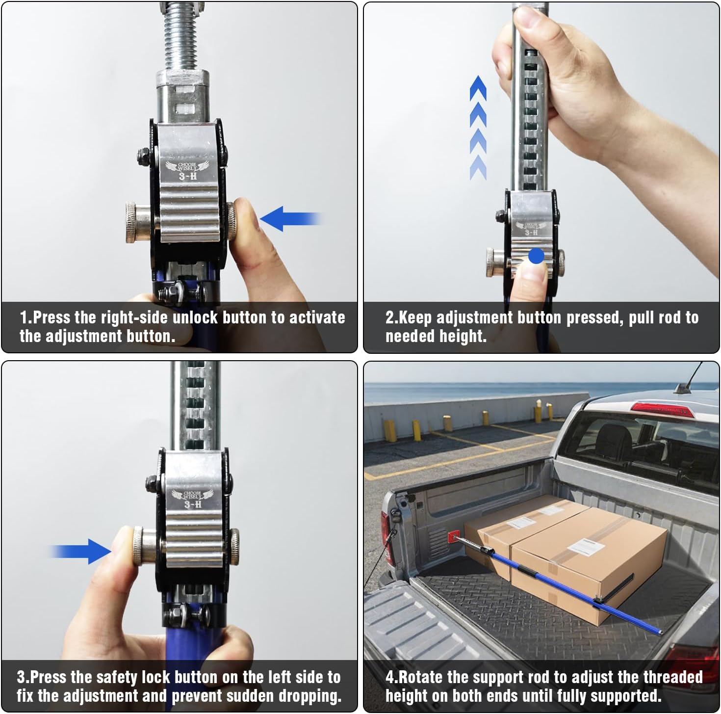 3-h Barra di Carico Regolabile per Camion - 1 Pezzo - immagine 7