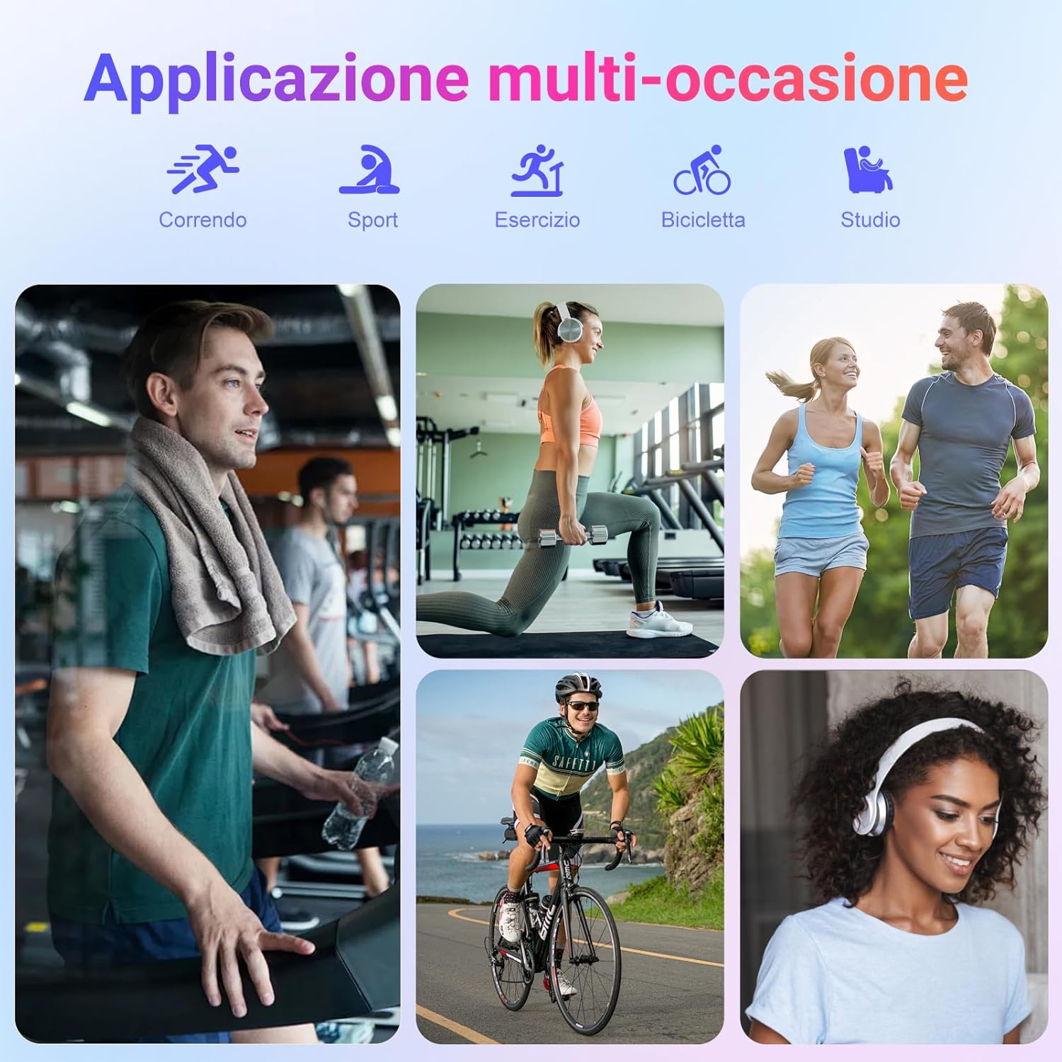 Lettore MP3 Bluetooth 128GB con Altoparlante - Nero - immagine 7