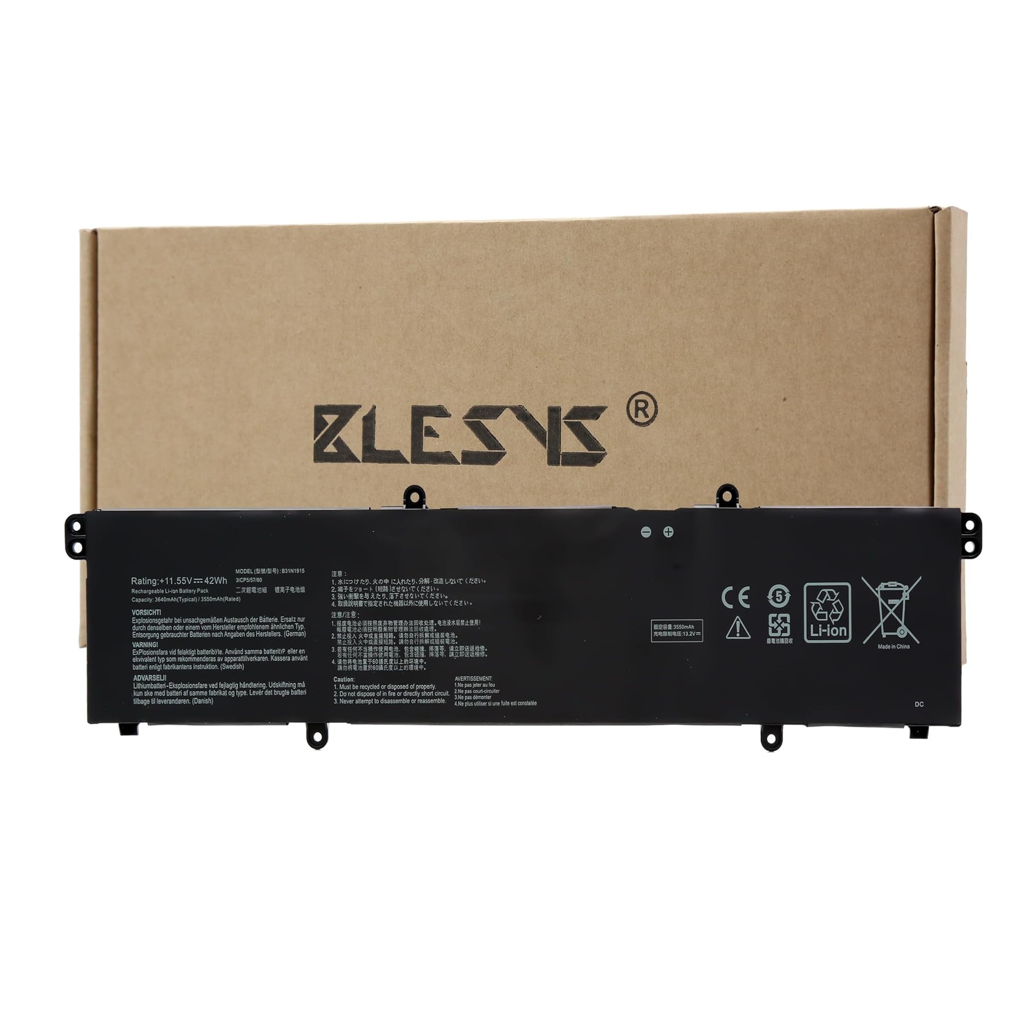 Blesys B31N1915 Batteria per ASUS ExpertBook B1