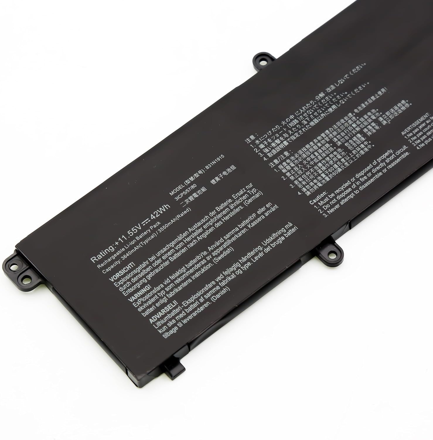 Blesys B31N1915 Batteria per ASUS ExpertBook B1 - immagine 5
