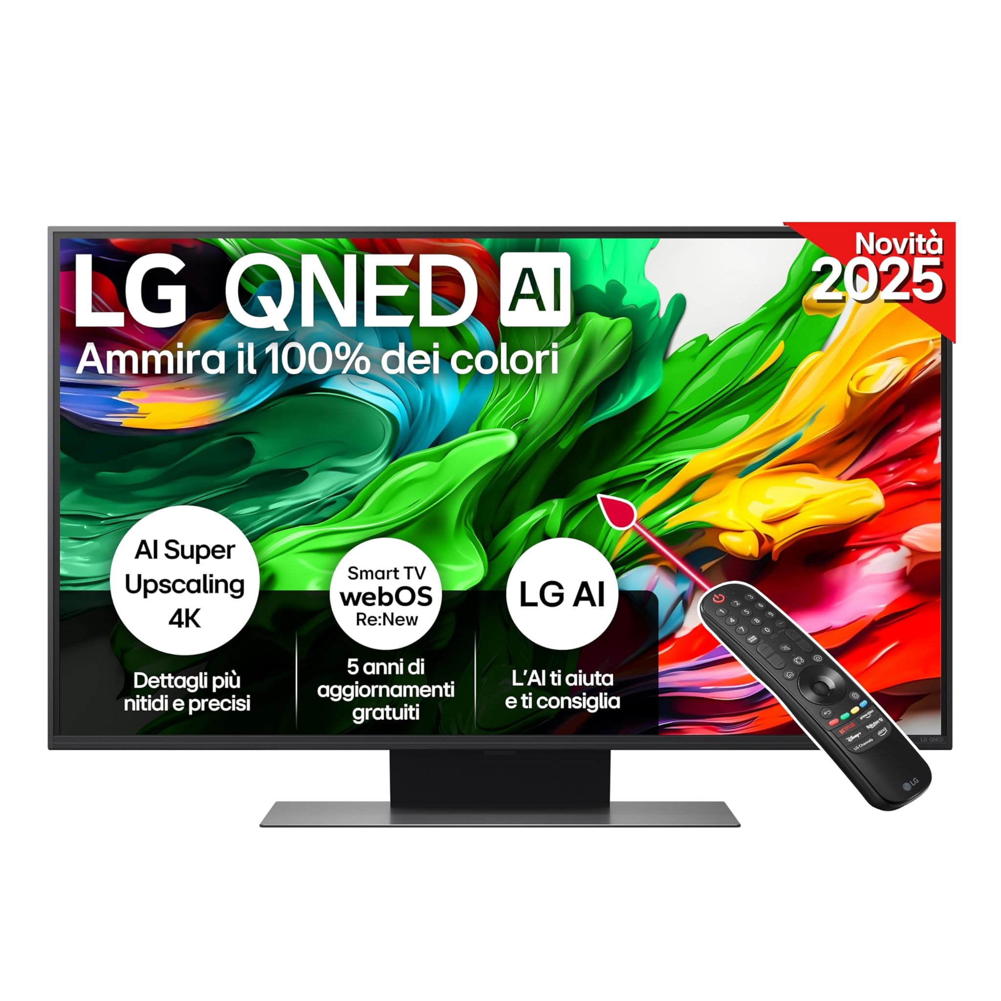 Lg QNED evo AI QNED86 TV 43 pollici Smart TV 4K 2025