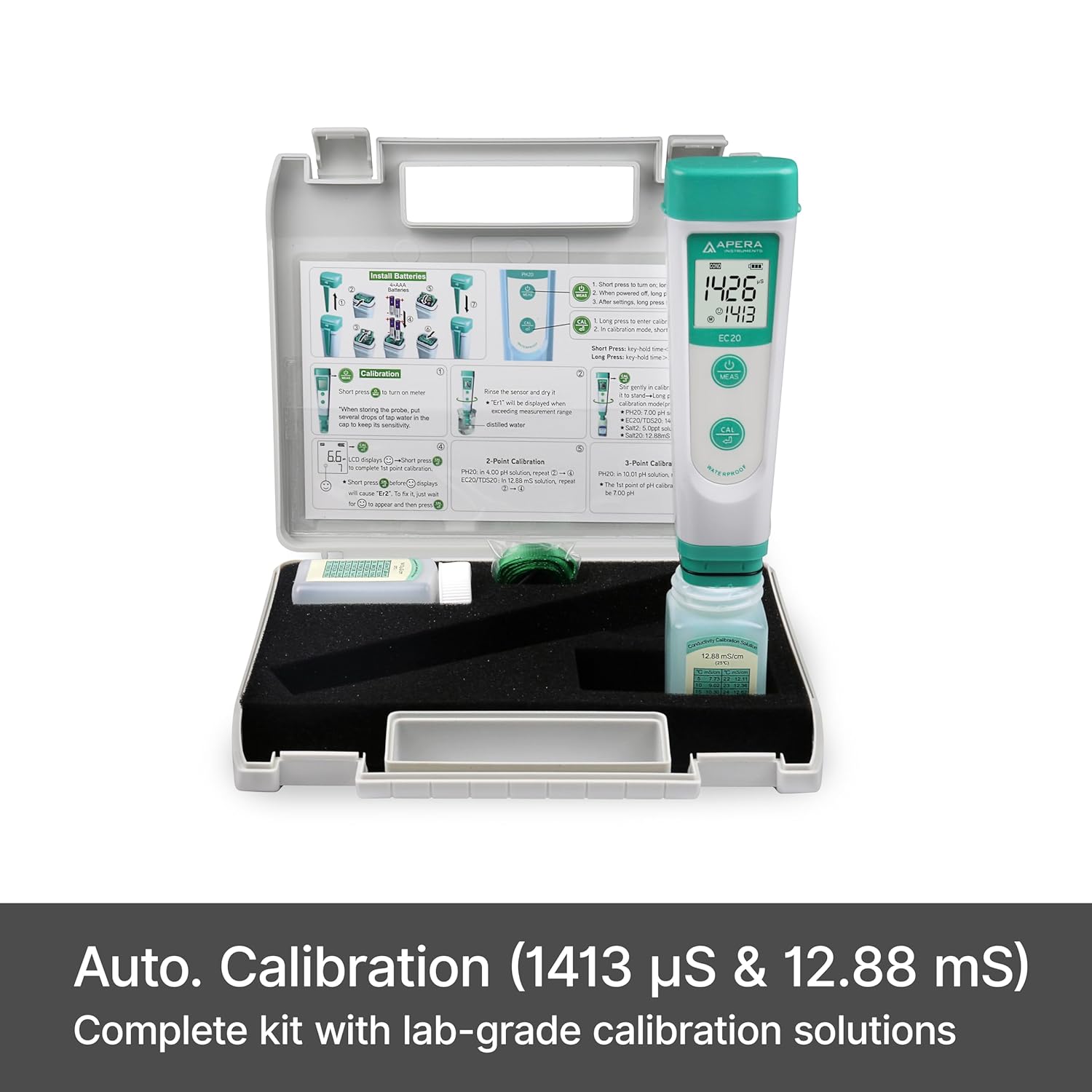 Apera Instruments EC20 - Misuratore EC Tascabile - immagine 6