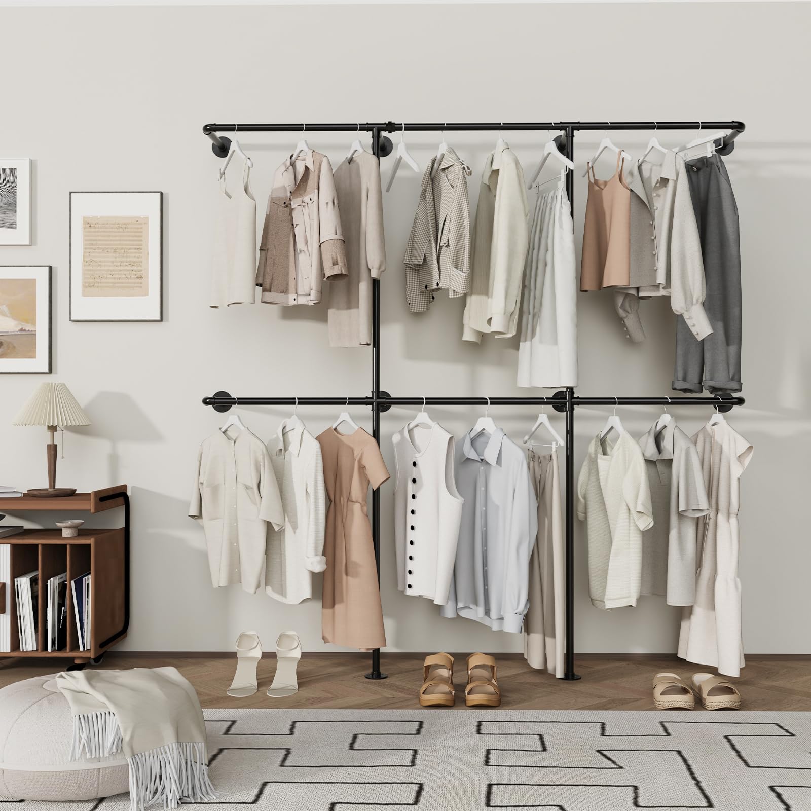 Yheenlf Attaccapanni da Muro Industriale 180x180cm