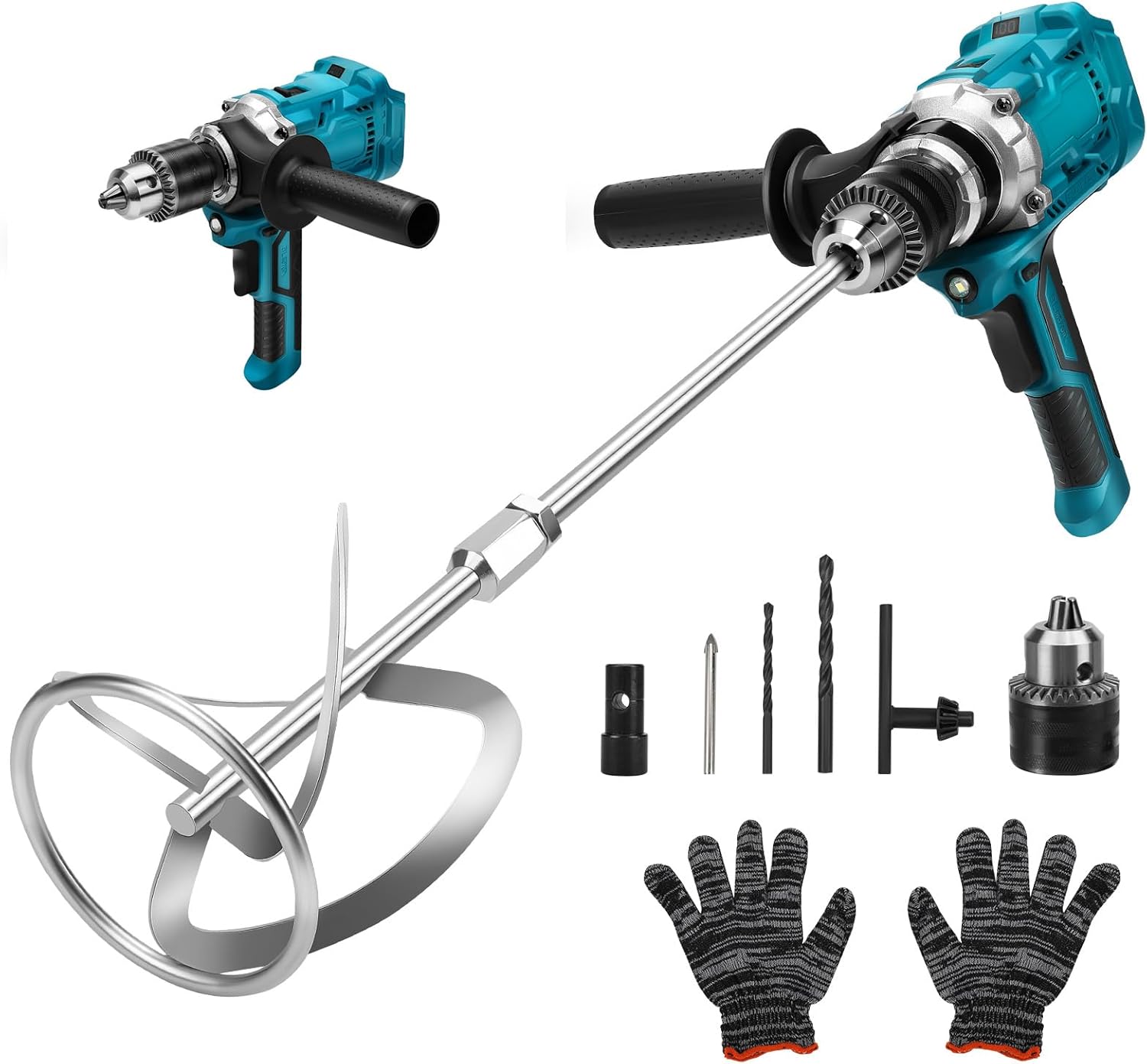 Miscelatore Malta a Batteria 2 in 1 con Frusta - immagine 1