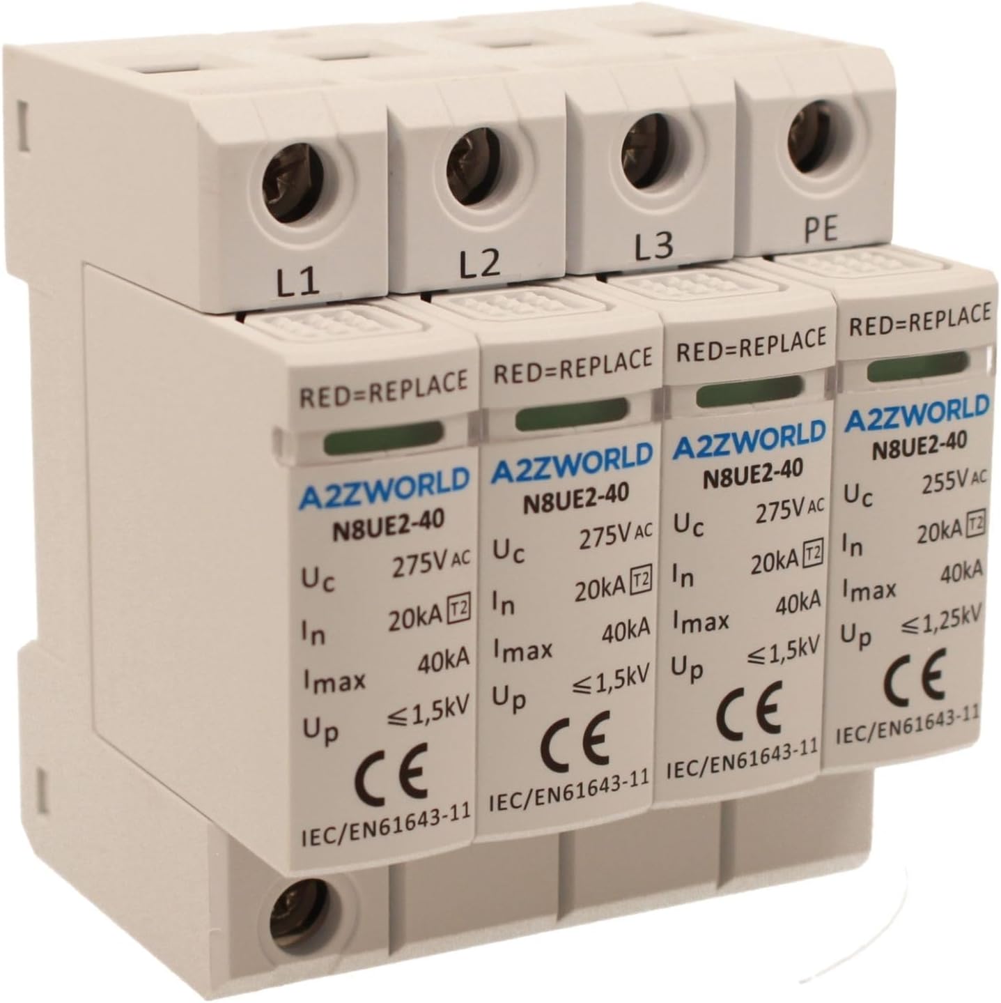 Scaricatore di Sovratensione Modulare SPD Tipo 2 T2 - immagine 1