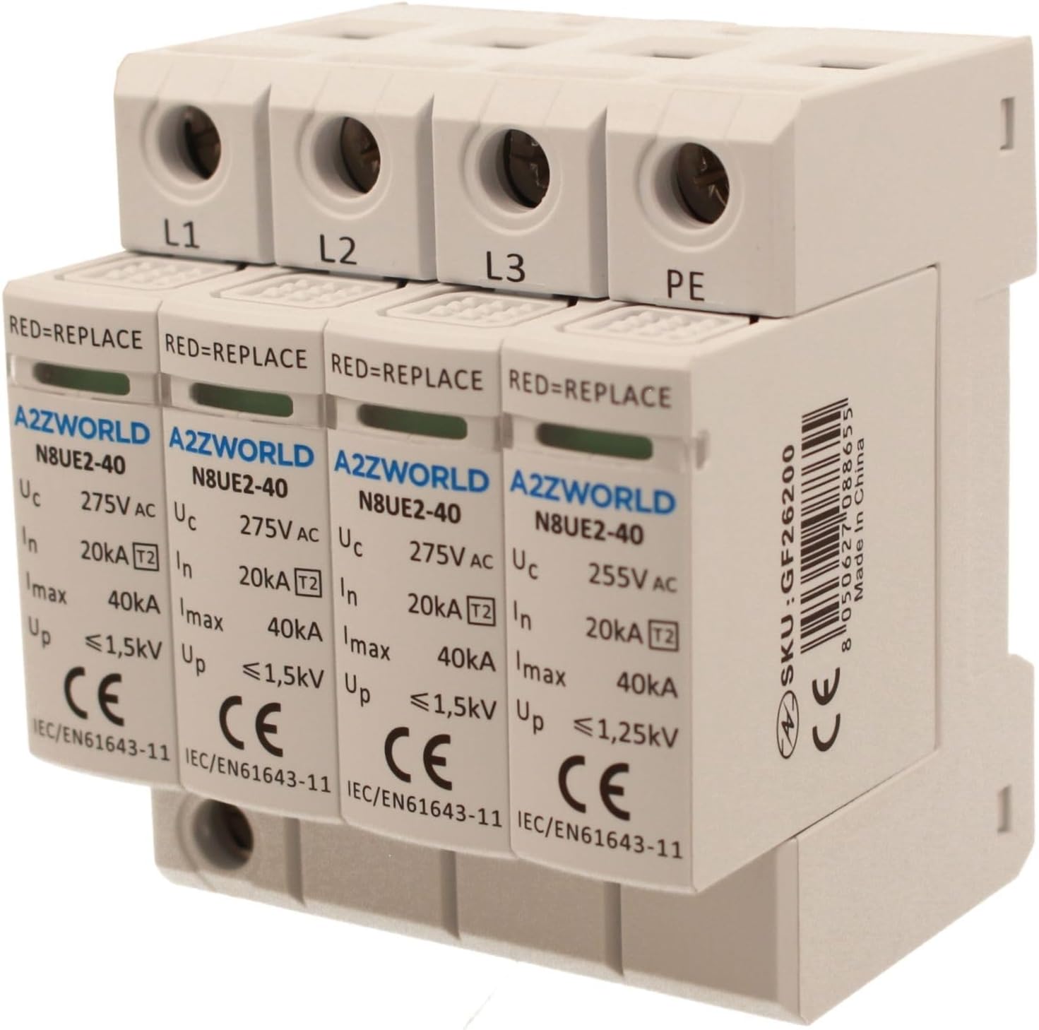 Scaricatore di Sovratensione Modulare SPD Tipo 2 T2 - immagine 3