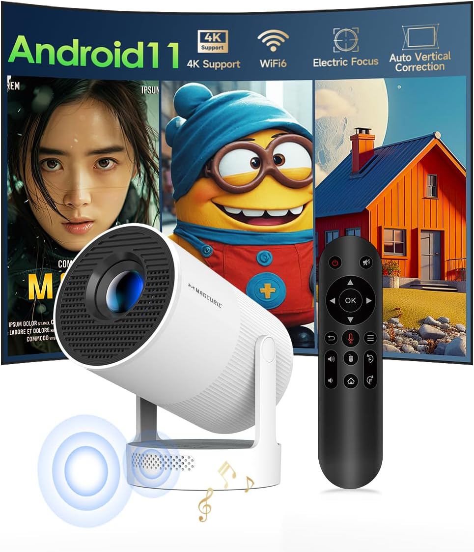 Mini Proiettore 4K Android 11 Smart Projector - immagine 1